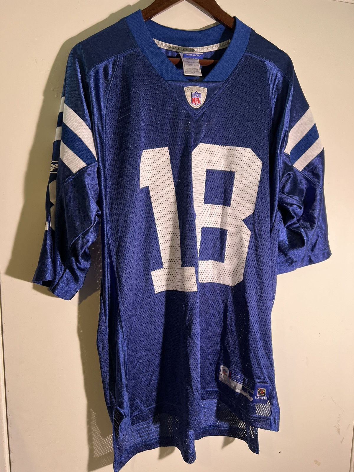 Vintage Y2K 2000’s VTG Vintage Reebok Peyton Manning Football Jersey Size US L / EU 52-54 / 3 - 1 Thumbnail