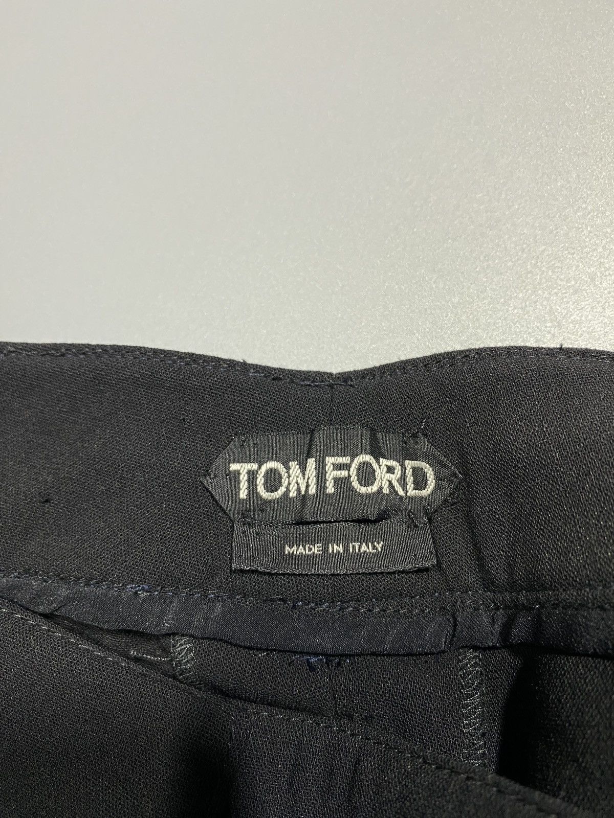 Tom Ford Black Wool Flared Trouser Size 26" / US 2 / IT 38 - 10 Thumbnail