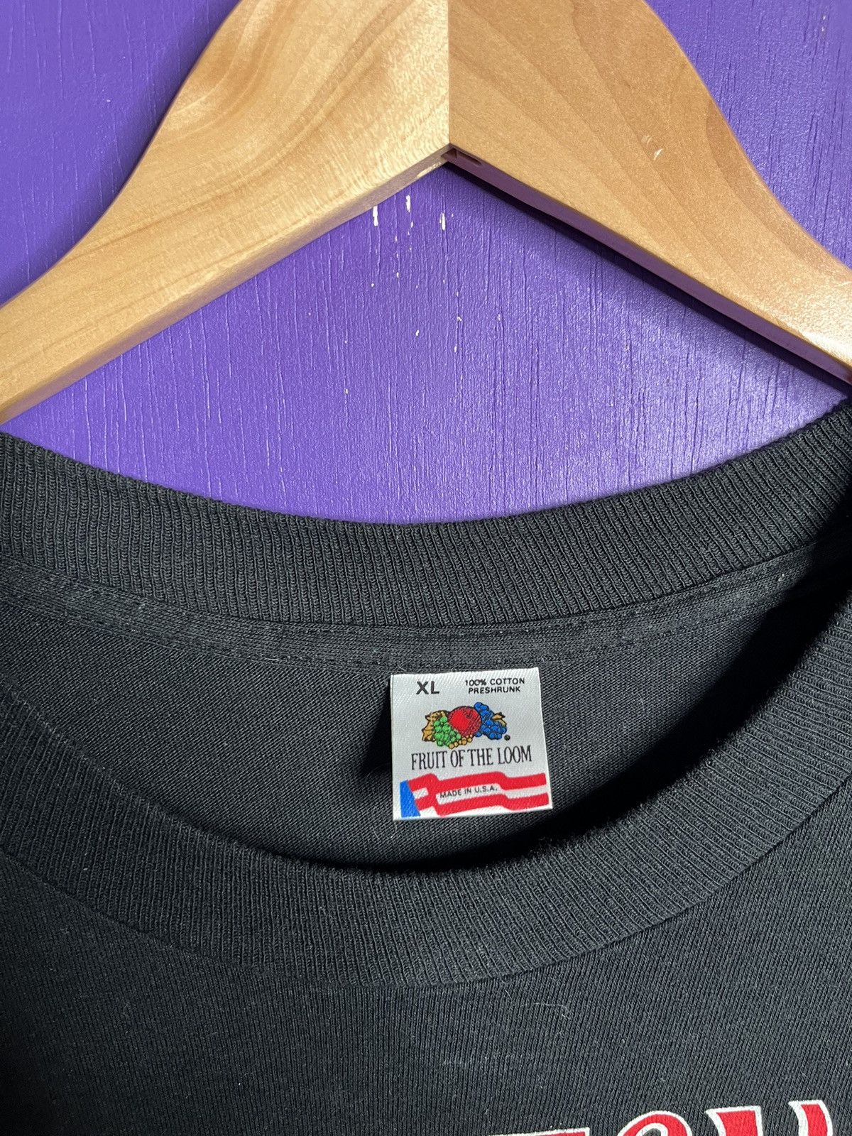 Vintage Vintage 90s San Antonio force helmet t-shirt Size US XL / EU 56 / 4 - 4 Thumbnail