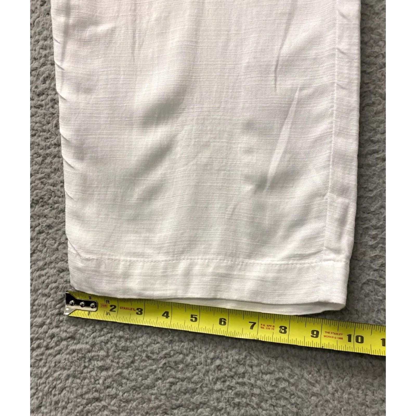 Vintage CATO Premium Women's Casual Pants Plus Size 22W White Summer Pocket NWT Size 40" / US 18 - 5 Thumbnail