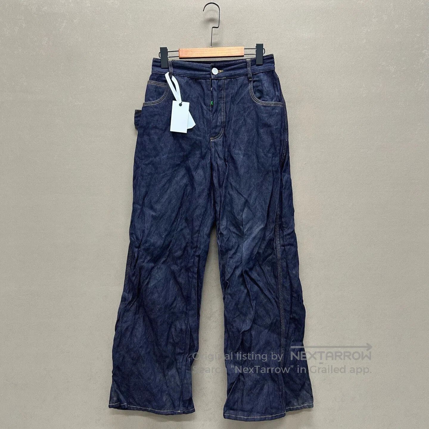 Bottega Veneta Bottega Veneta Wrinkled Effect Jeans. Size US 30 / EU 46 - 1 Thumbnail