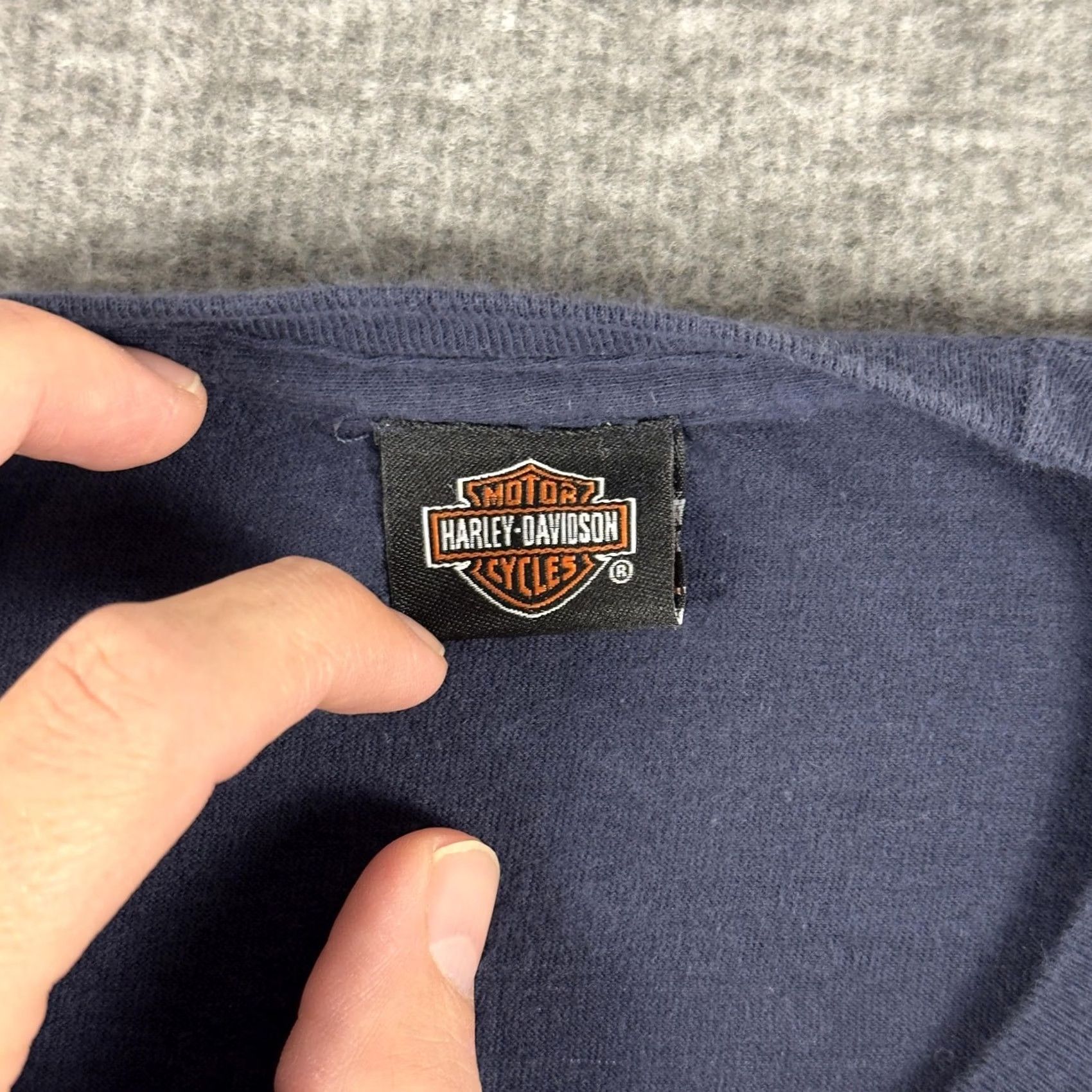 Harley Davidson Harley-Davidson Shirt Mens XL Navy Javelina Boerne Texas Tee Size US XL / EU 56 / 4 - 4 Thumbnail