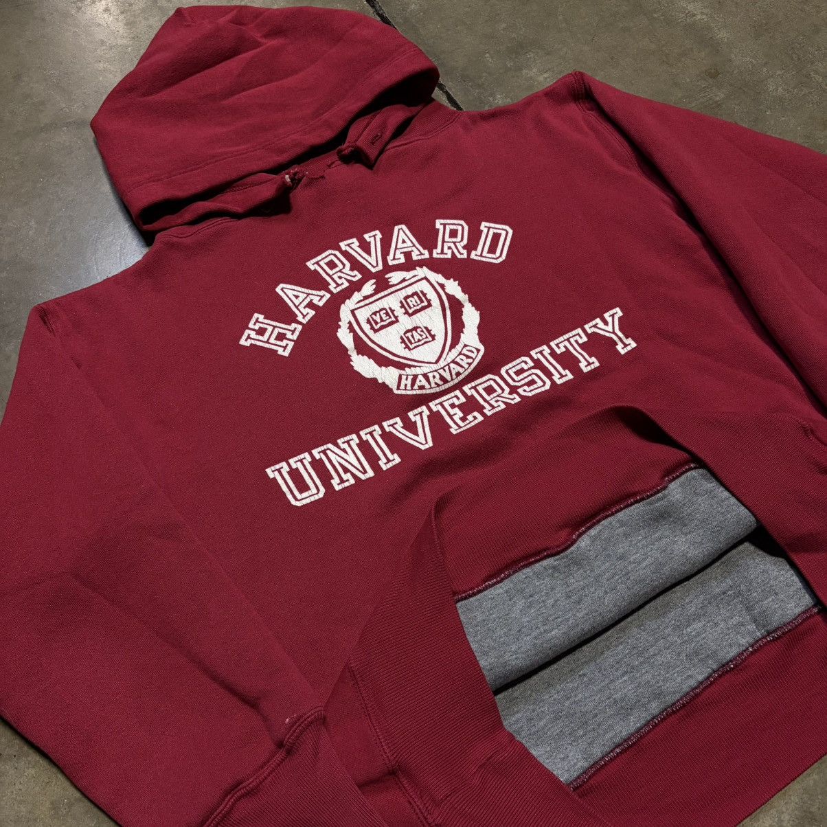 Russell Athletic Vintage 80s Harvard Double Face Hoodie Russell Athletic USA Size US M / EU 48-50 / 2 - 4 Thumbnail