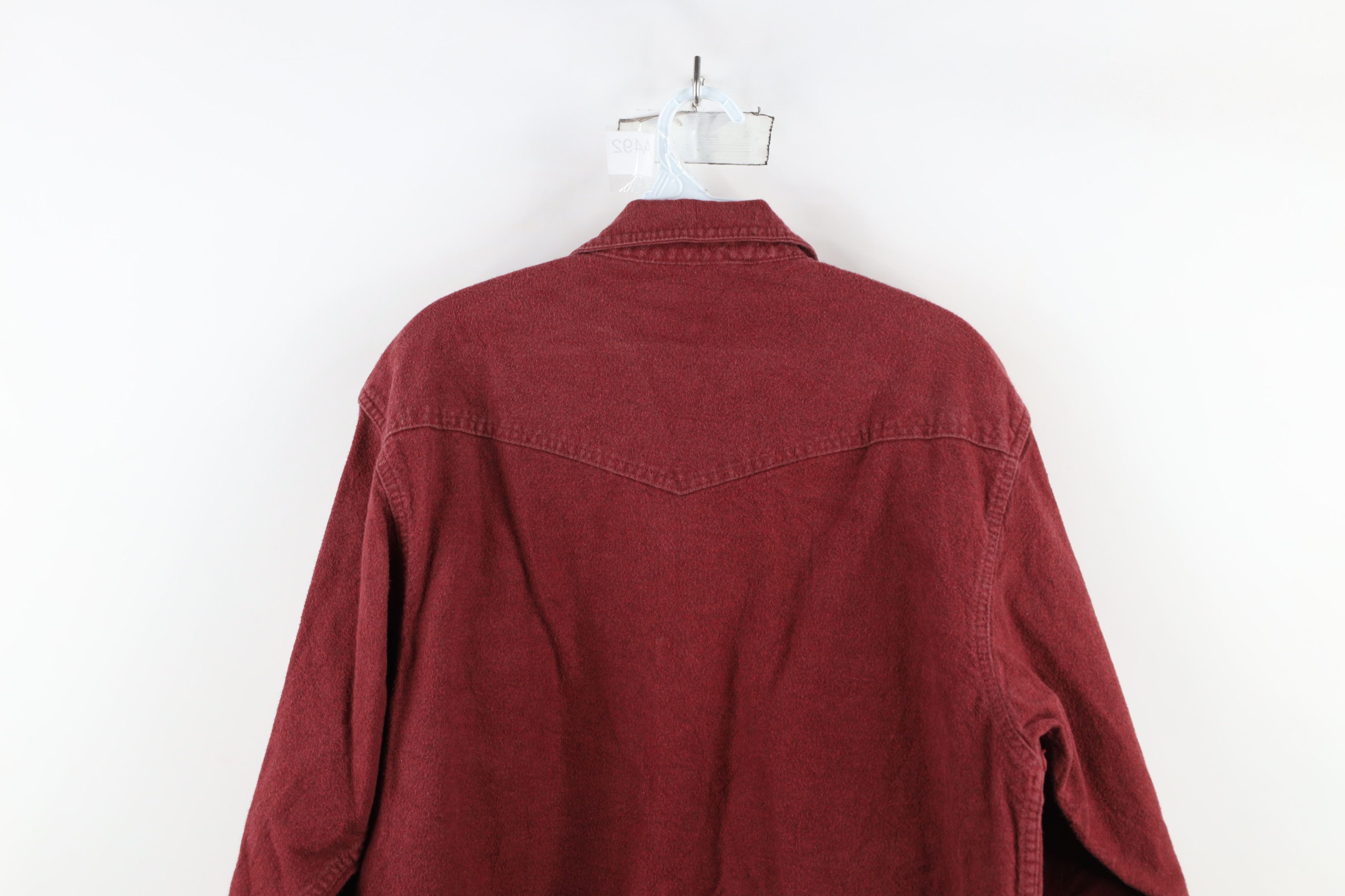 Vintage Vintage 90s Streetwear Heavyweight Western Button Shirt Size US XL / EU 56 / 4 - 11 Thumbnail
