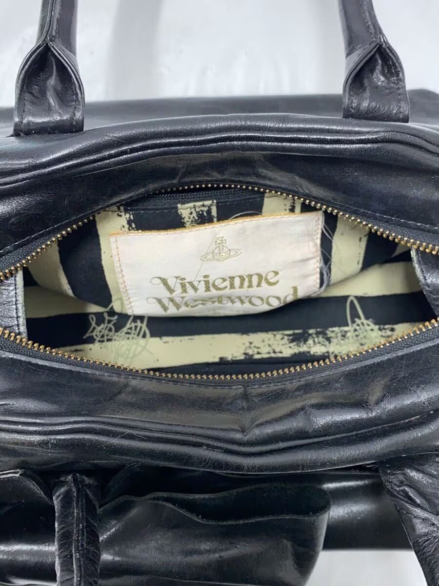 Vivienne Westwood Frill Ribbon Orb Leather Hand Bag Size ONE SIZE - 8 Thumbnail