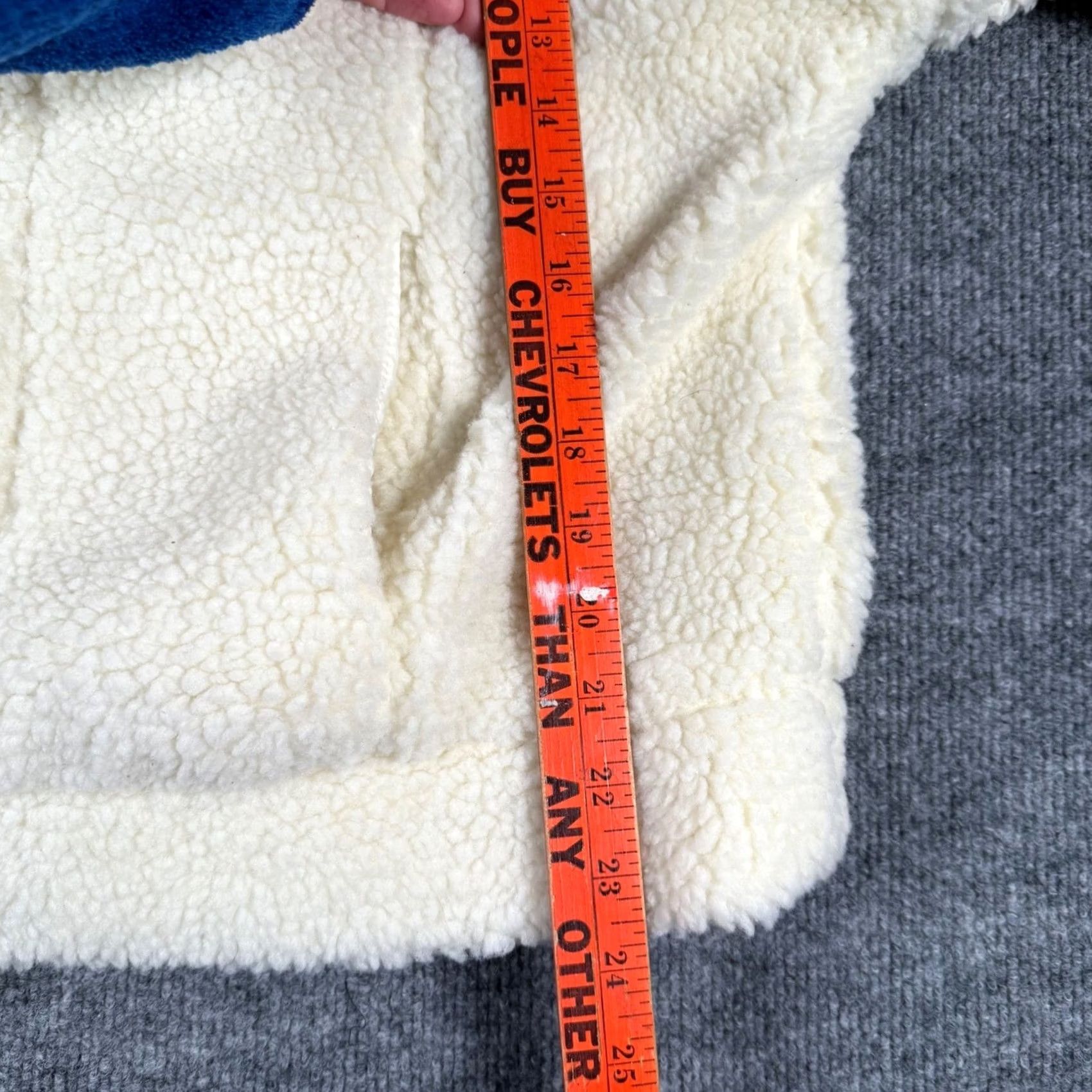 Vintage Womens 2XL Sherpa Fleece Teddy Jacket Shacket Cropped Coat Outdoor Cabincore NWT Size XXL / US 16-18 / IT 52-54 - 4 Thumbnail