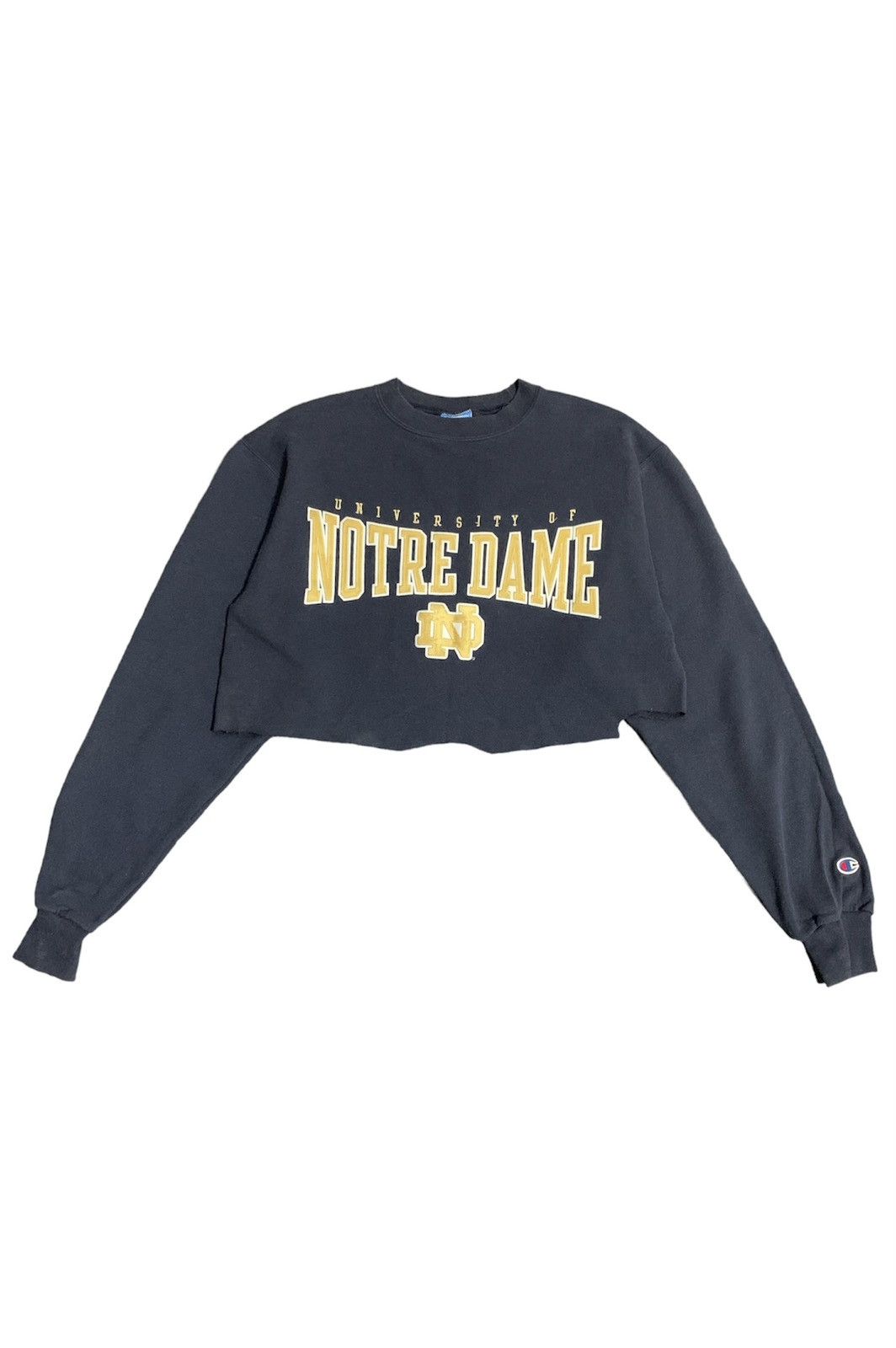 NOTRE DAME Champion Crop Sweatshirt