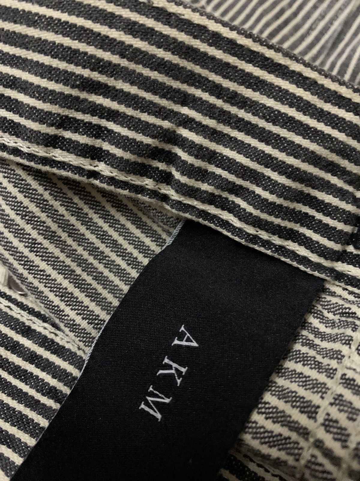 AKM Avant Garde Flare Lee x Akm Hickory Stripe Pant Size 30" / US 8 / IT 44 - 7 Thumbnail