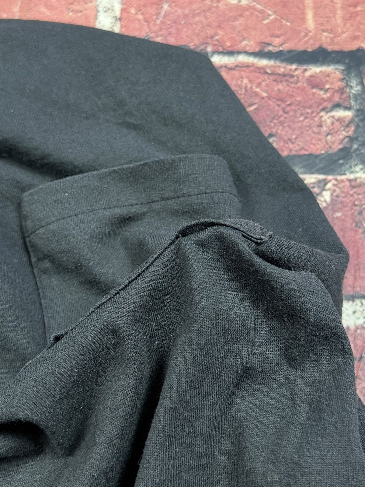 Other Vintage 90s BVD Blank Black Pocket T Shirt Single Stitch Size US XXL / EU 58 / 5 - 7 Thumbnail