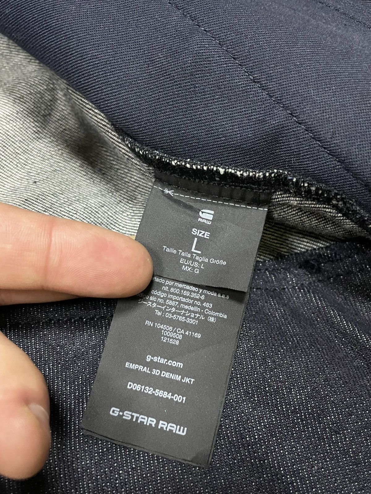 G-Star G star zippers heavy weight denim jacket Size US L / EU 52-54 / 3 - 8 Thumbnail