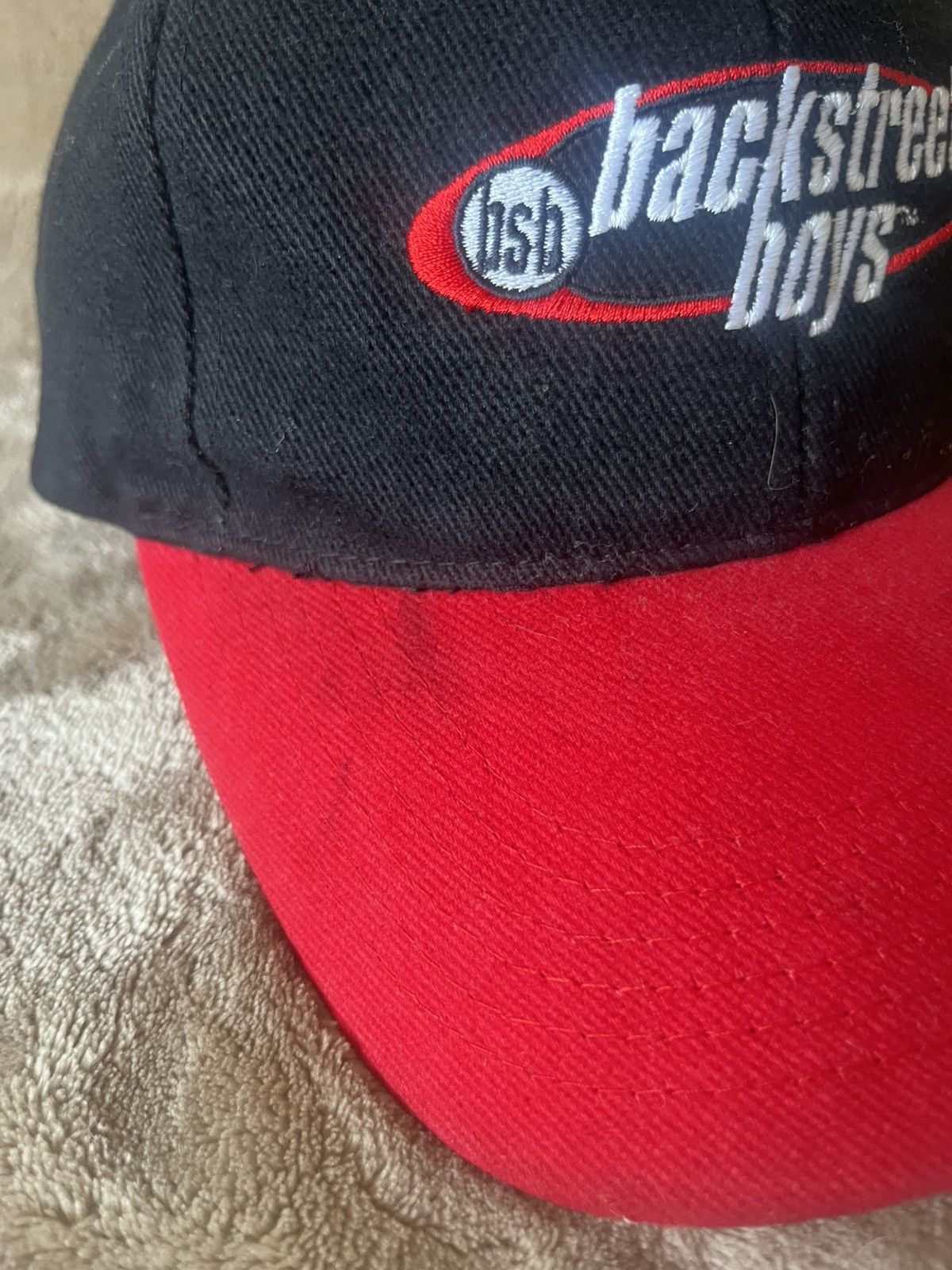 Giant Vintage 2000’s Back Street Boys band Canvas Embroidered hat Size ONE SIZE - 3 Thumbnail