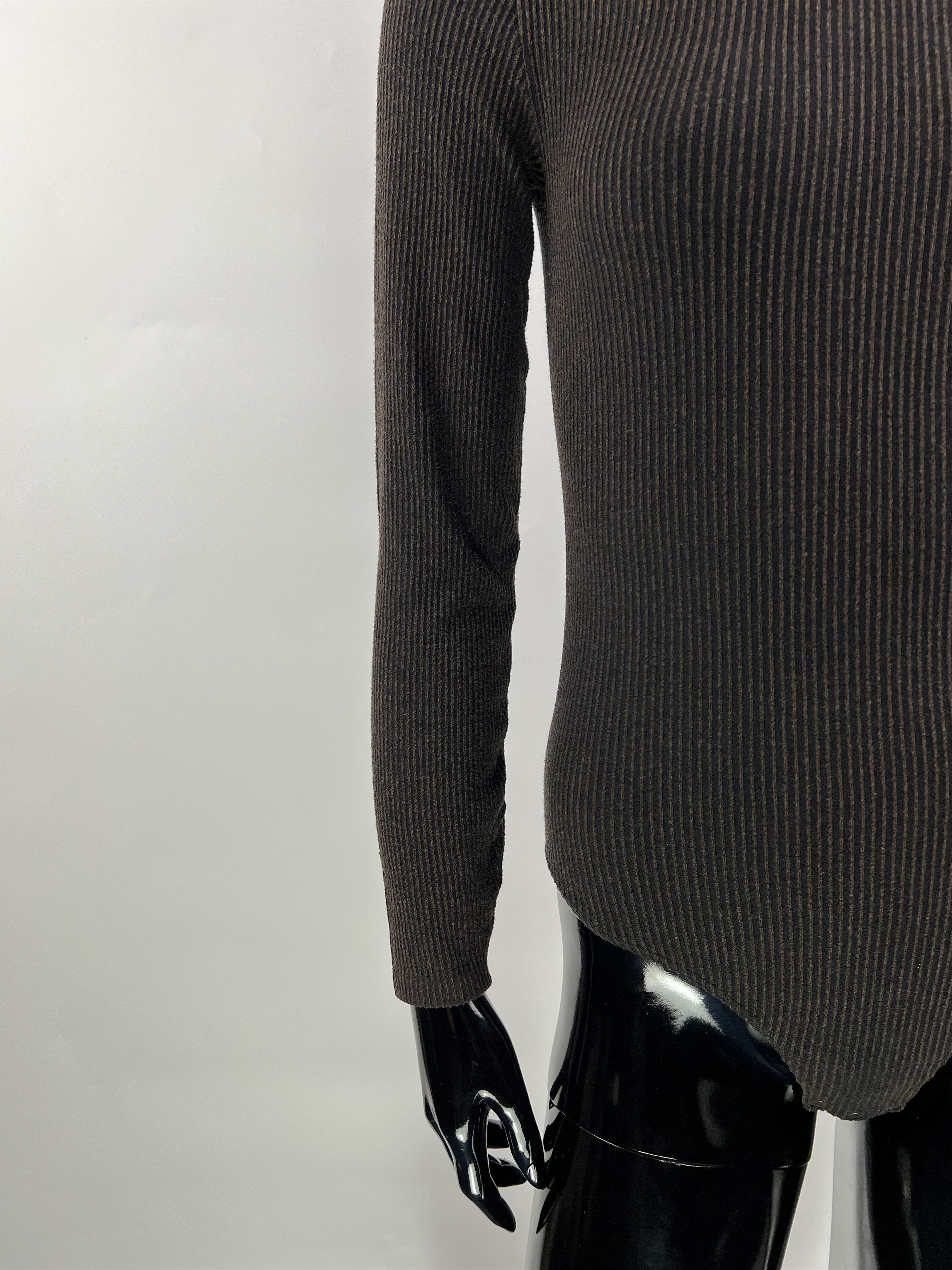 Wolford Wolford Ribbed Cotton Velvet Long Sleeve Bodysuit Size S Size S / US 4 / IT 40 - 5 Thumbnail