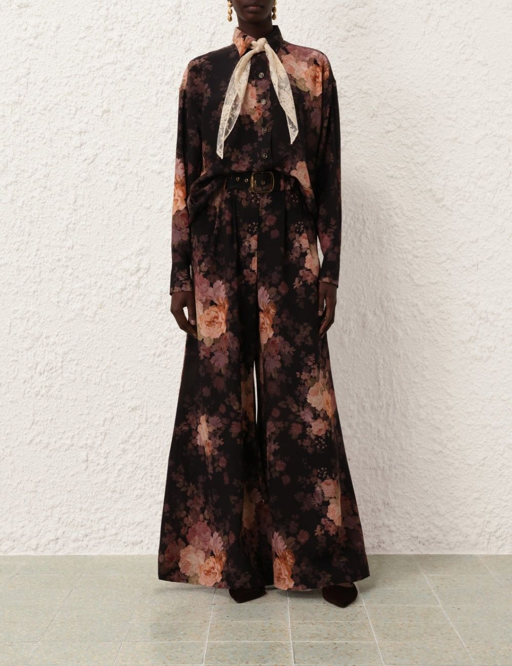 Zimmermann oc11z0925 Illustration Tuck Pants in Multicolor Size 30" / US 8 / IT 44 - 2 Thumbnail