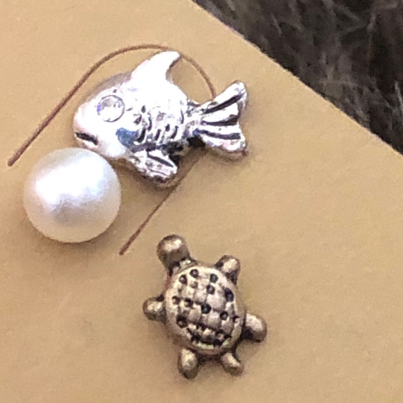 Vintage Vintage set of three marine life theme earrings Size ONE SIZE - 4 Thumbnail