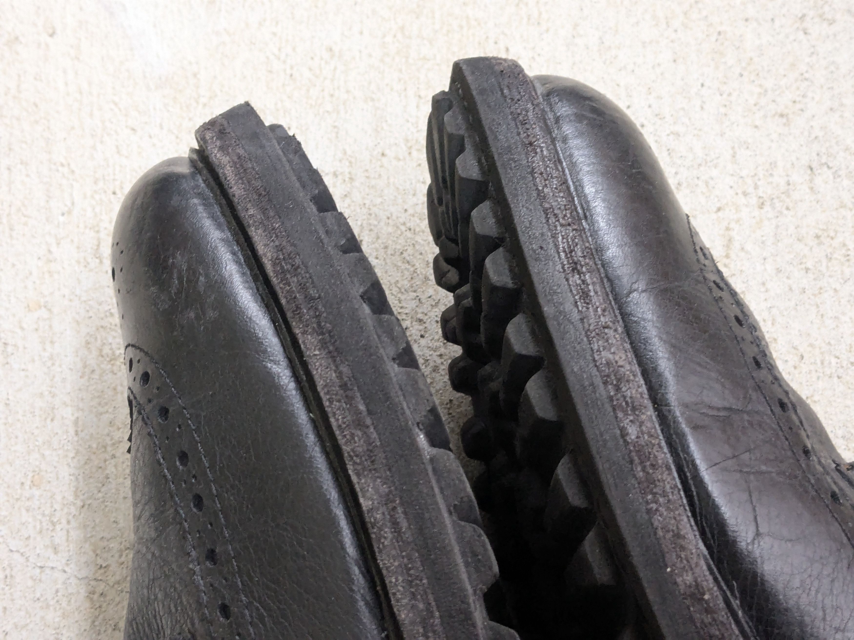 Polo Ralph Lauren Polo Ralph Lauren Boots Black 8 D Leather Brogues Wingtip Size US 8 / EU 41 - 7 Thumbnail