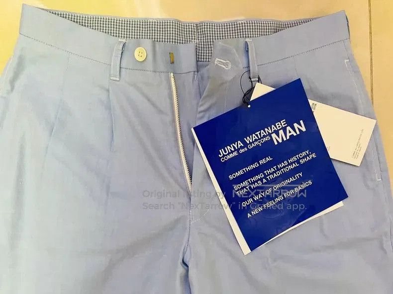 Junya Watanabe CDG Junya Watanabe Blue Chino Pants 2020. Size US 26 / EU 42 - 6 Thumbnail