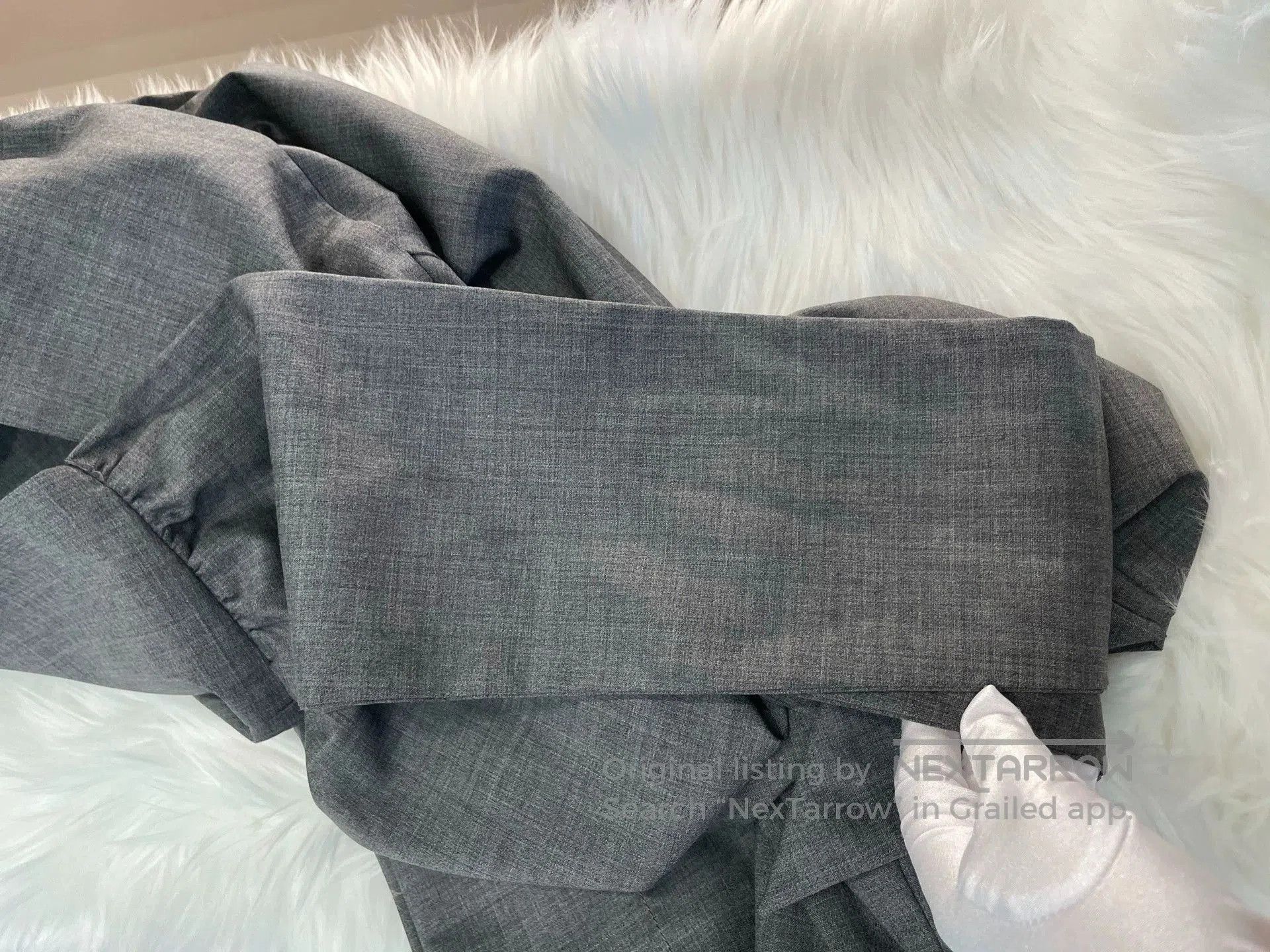 Brunello Cucinelli Brunello Cucinelli Gray Wool Casual Pants. Size US 40 / EU 56 - 5 Thumbnail