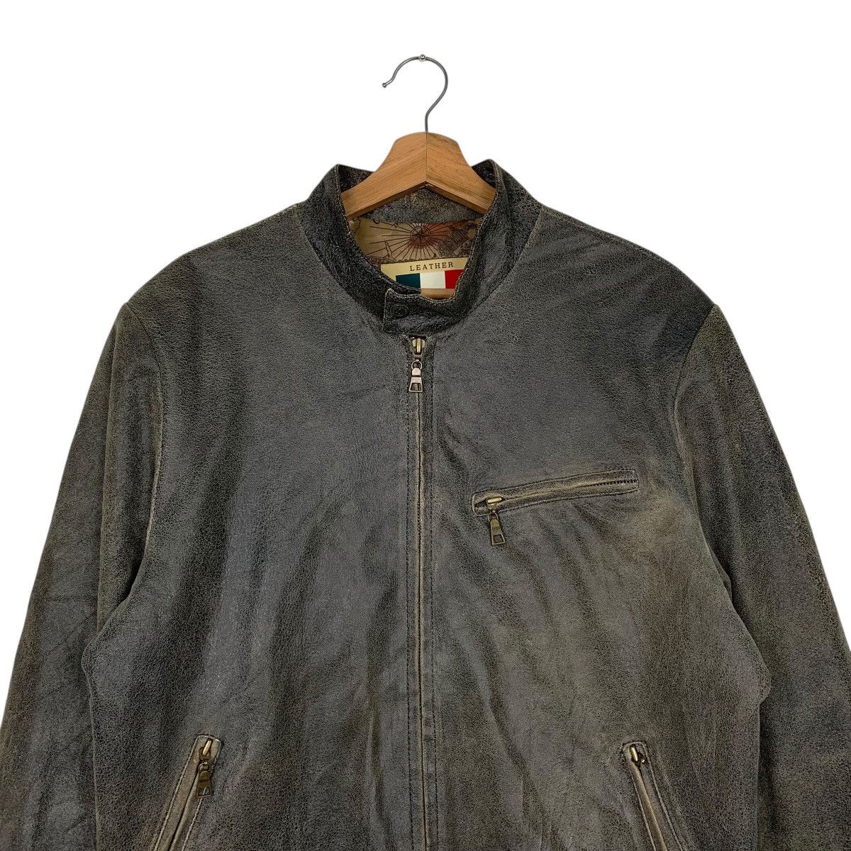 Other Made In Italy Motorcycle Riding Leather Jacket Size US M / EU 48-50 / 2 - 2 Thumbnail