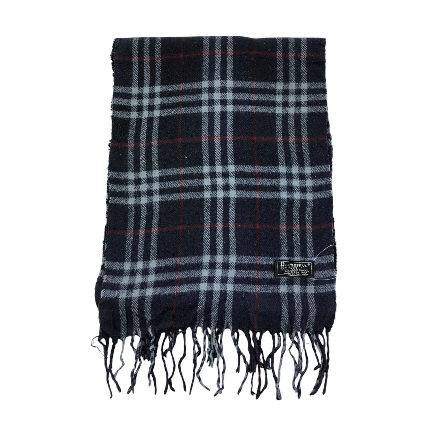 Burberry × Vintage Burberry Scarf / Muffler / Neckwear - WW2681 Size ONE SIZE - 2 Thumbnail