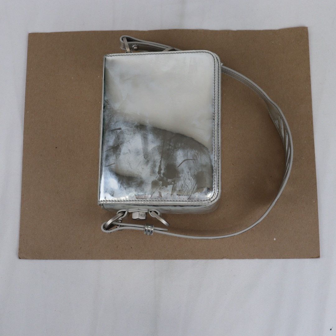 Off-White o1rshd1 Defect / Binder Clip Mirror Leather Shoulder Bag Size ONE SIZE - 3 Thumbnail