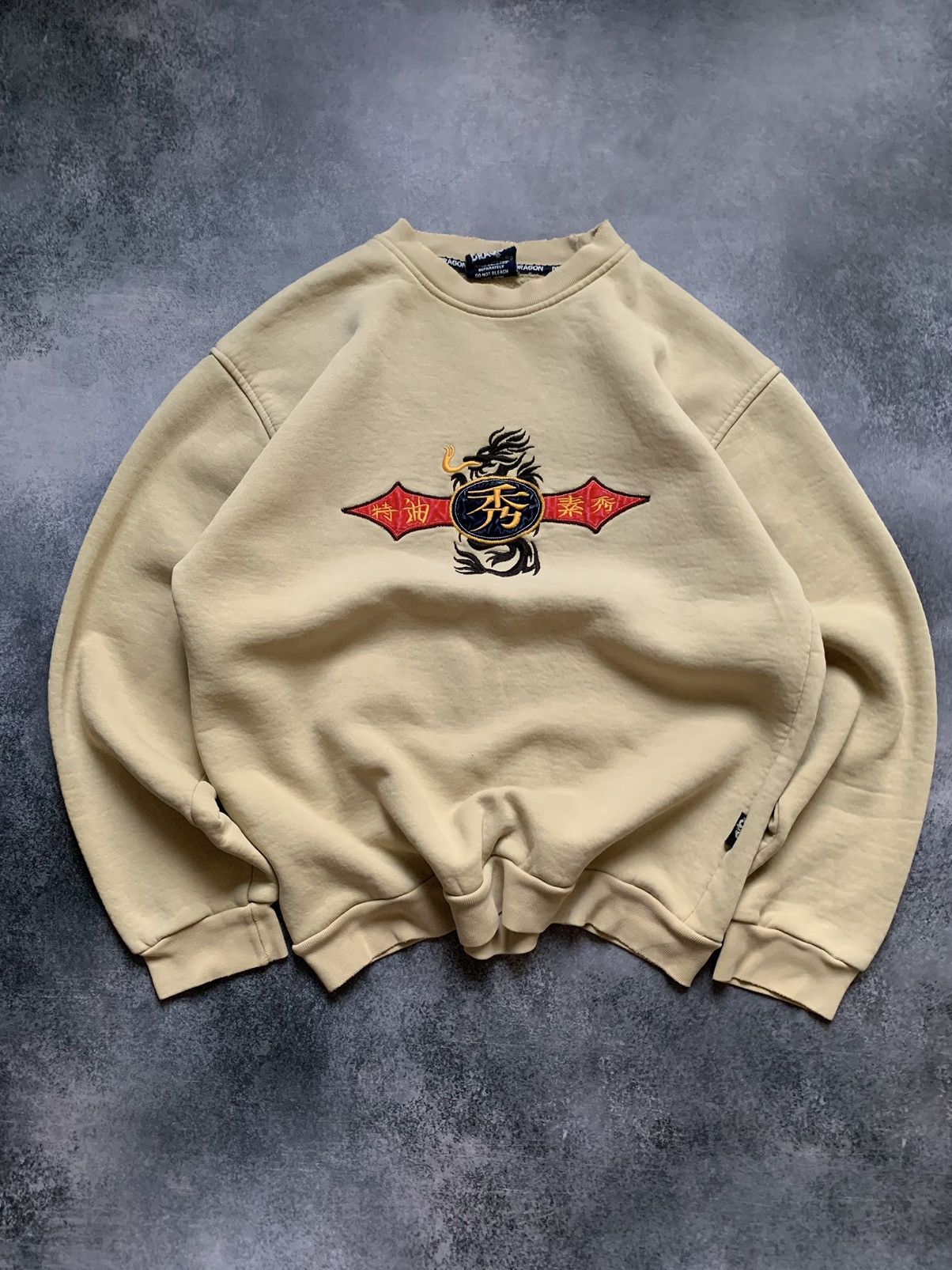 Streetwear × Stussy × Vintage Vintage Stussy Dragon Sweater