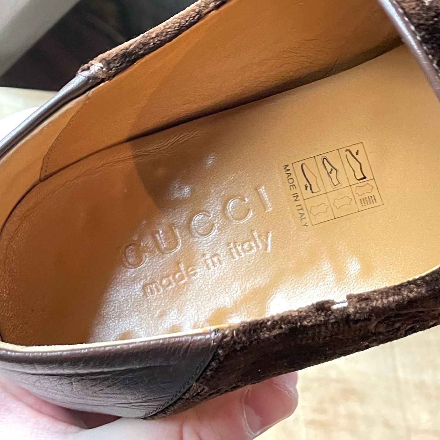 Gucci Gucci Quentin Brown Velvet GG Horsebit Loafers Size US 7 / EU 40 - 9 Thumbnail