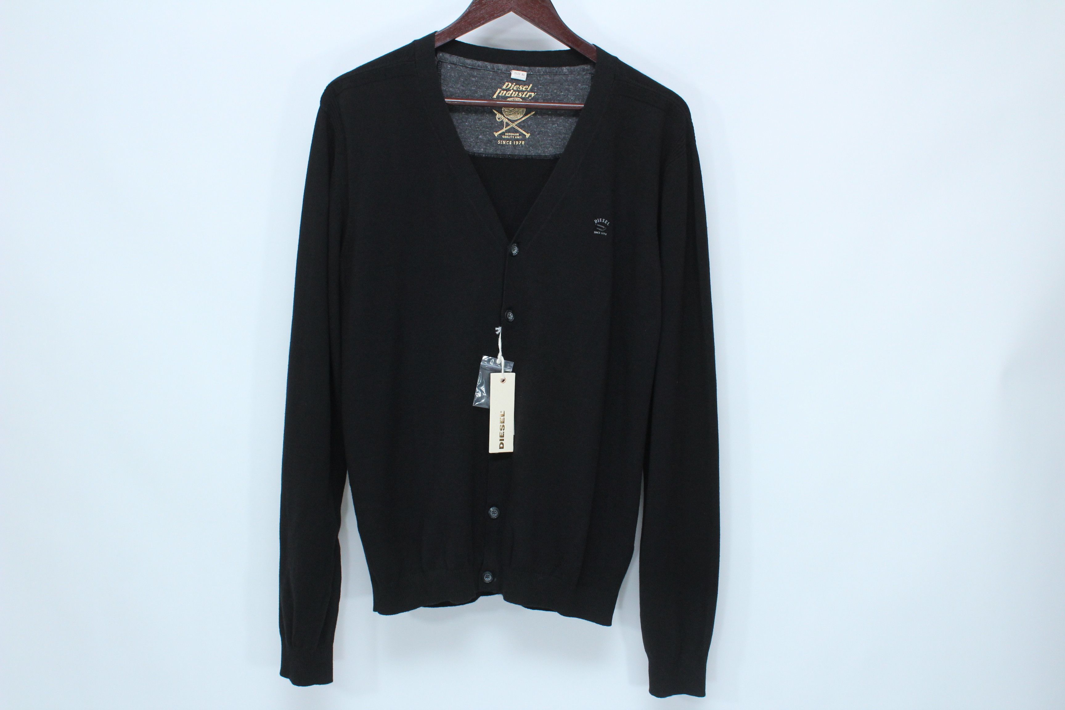 Diesel Diesel Cardigan Sweater Mens Size XL Vintage Rare Hype Size US L / EU 52-54 / 3 - 1 Thumbnail