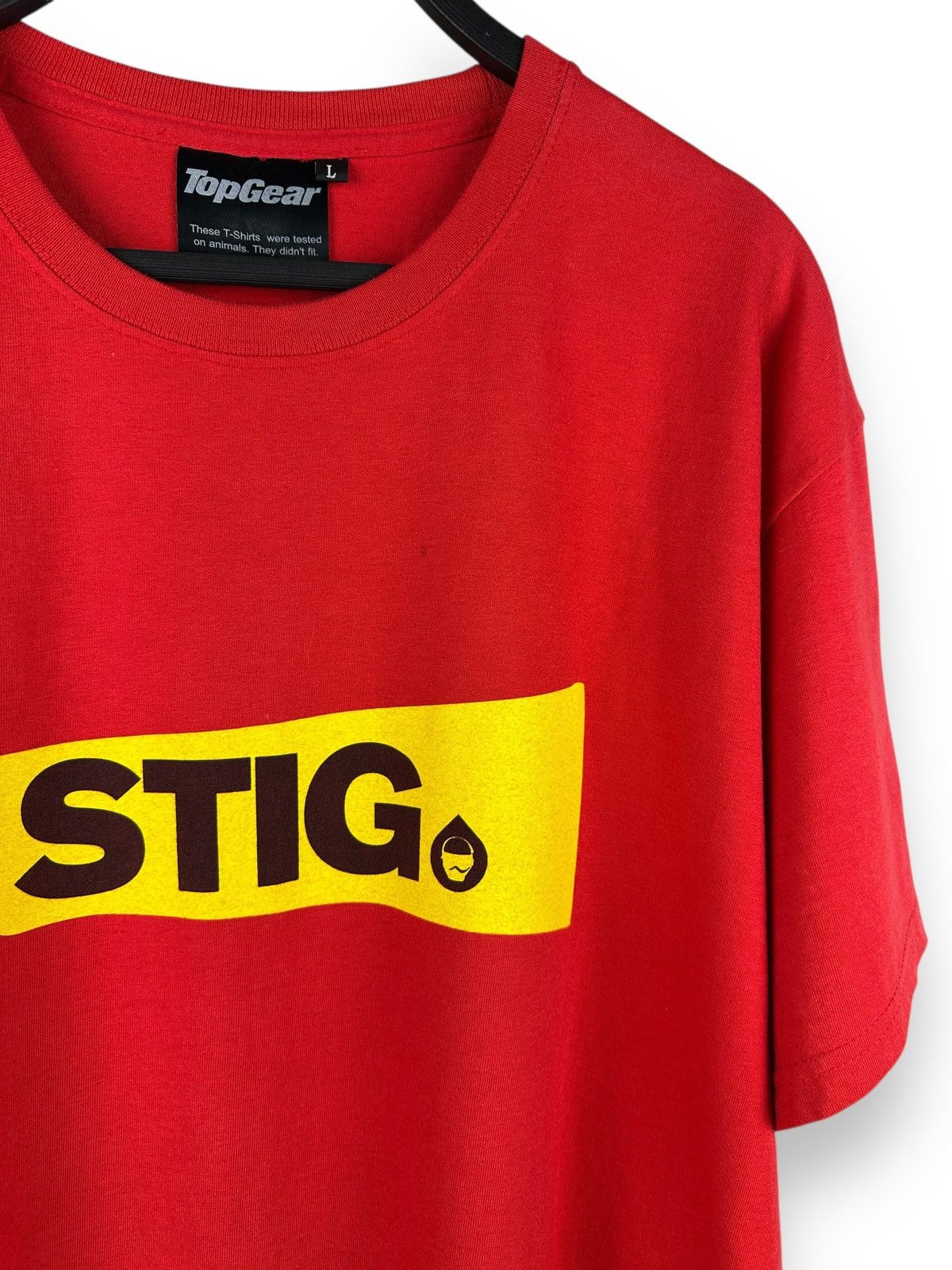 Vintage Top Gear Stig “Some Say His Tears Are Adhesive” T-Shirt Size US L / EU 52-54 / 3 - 3 Thumbnail