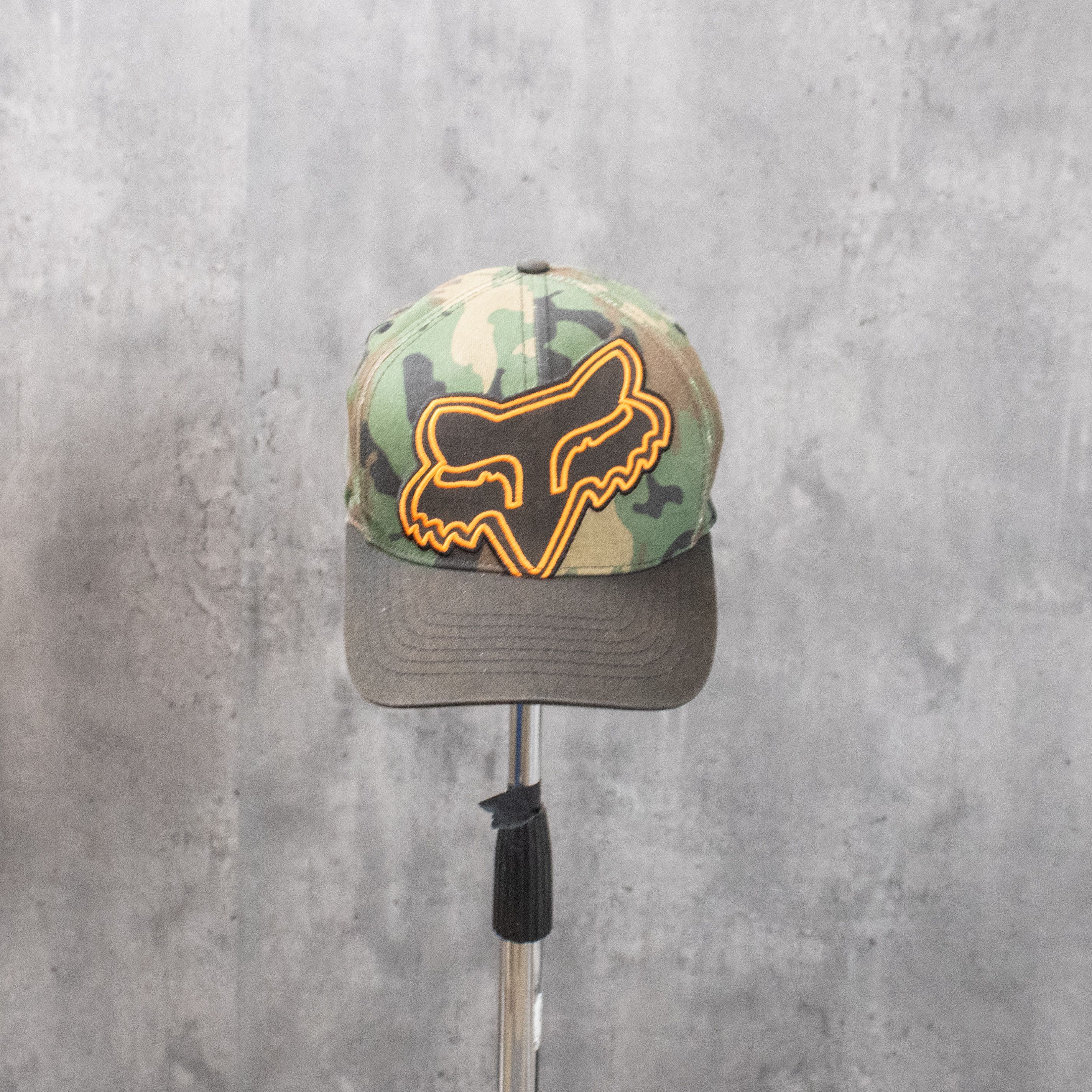 Fox Racing Vintage VTG Y2K 2000's 00's Fox Racing Camo Fitted Hat Size ONE SIZE - 1 Thumbnail