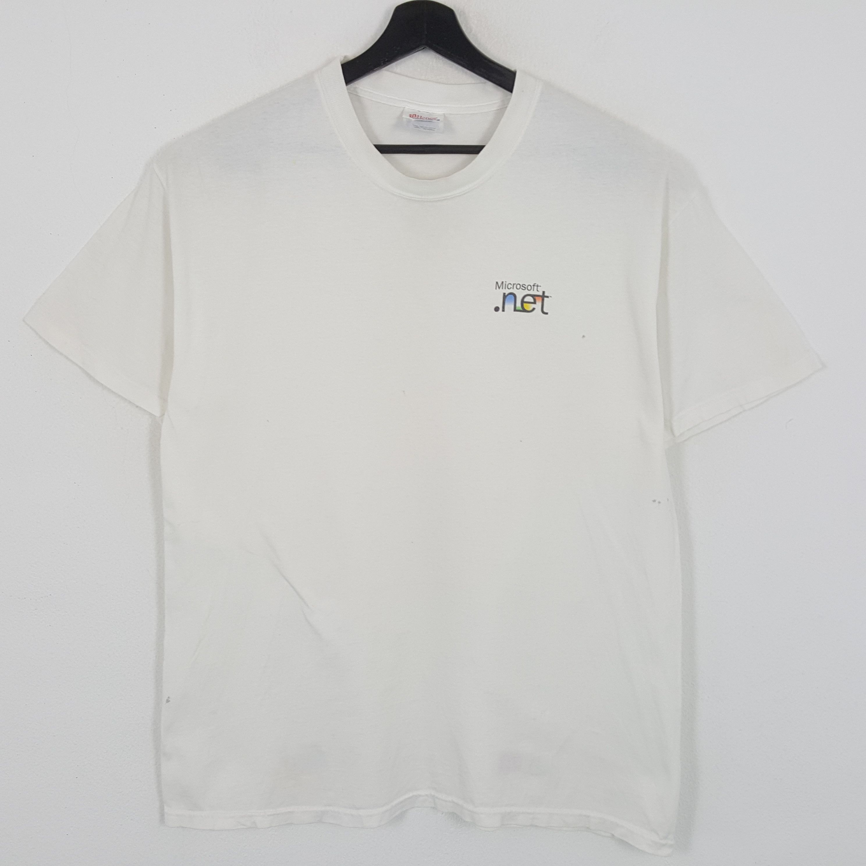 Microsoft × Vintage MICROSOFT NET Streetwear Promo Style Tshirt Size US L / EU 52-54 / 3 - 1 Thumbnail