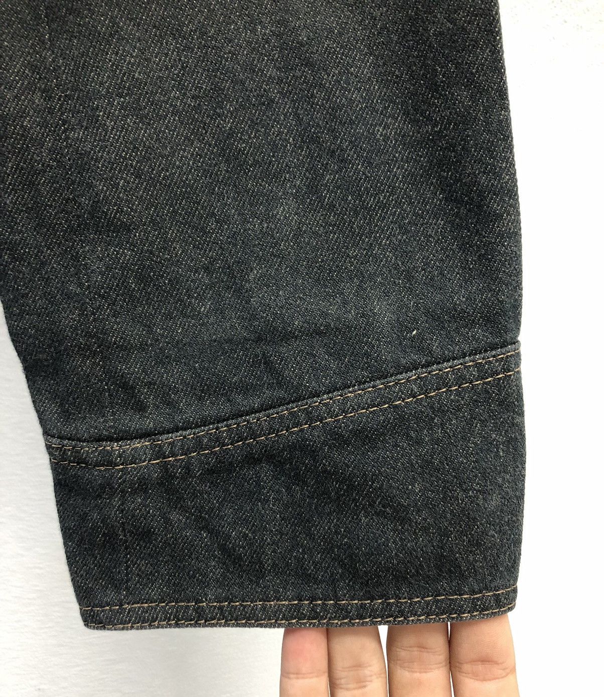Burberry × Vintage Burberry London Women's Black Denim Jacket Size US M / EU 48-50 / 2 - 10 Thumbnail