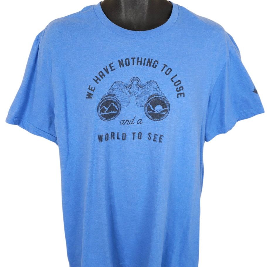 Other Nothing To Lose T Shirt Mens Size XL Blue A World To See Size US XL / EU 56 / 4 - 1 Thumbnail