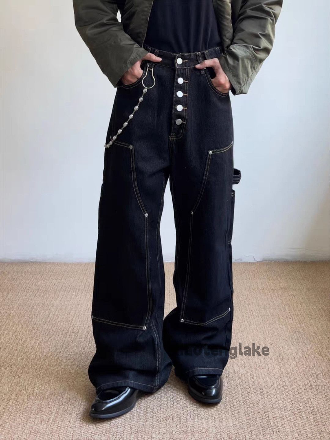 Jean xz vintage wide Leg loose hiphop carpenter jeans Size US 32 / EU 48 - 1 Thumbnail