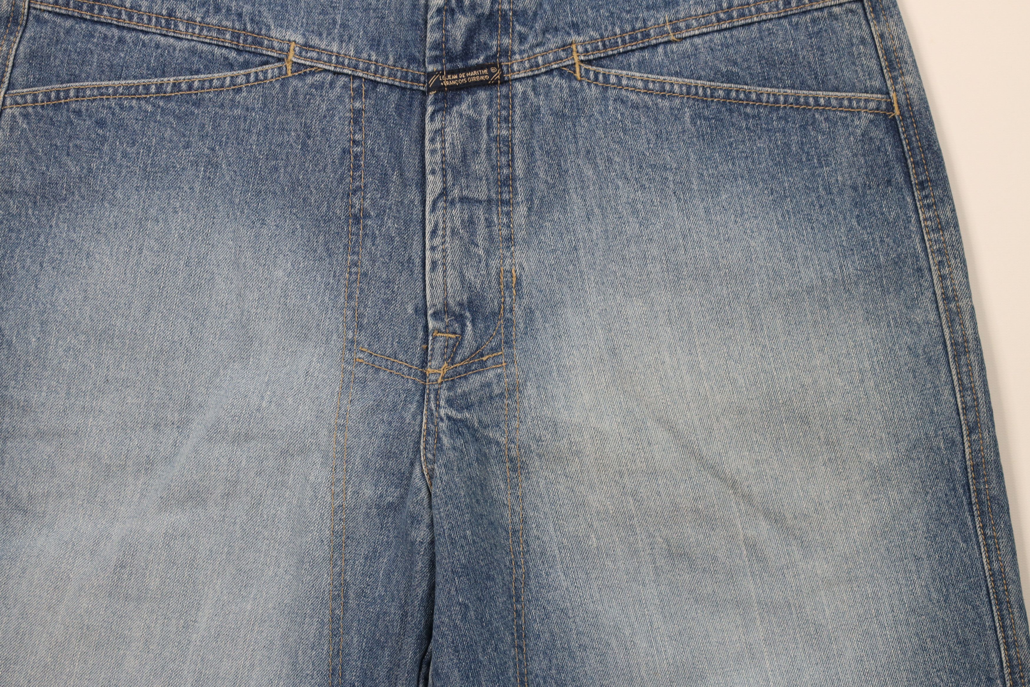 Marithe + Francois Girbaud Deadstock Vintage 90s Marithe Francois Girbaud Denim Shorts Size US 32 / EU 48 - 3 Thumbnail