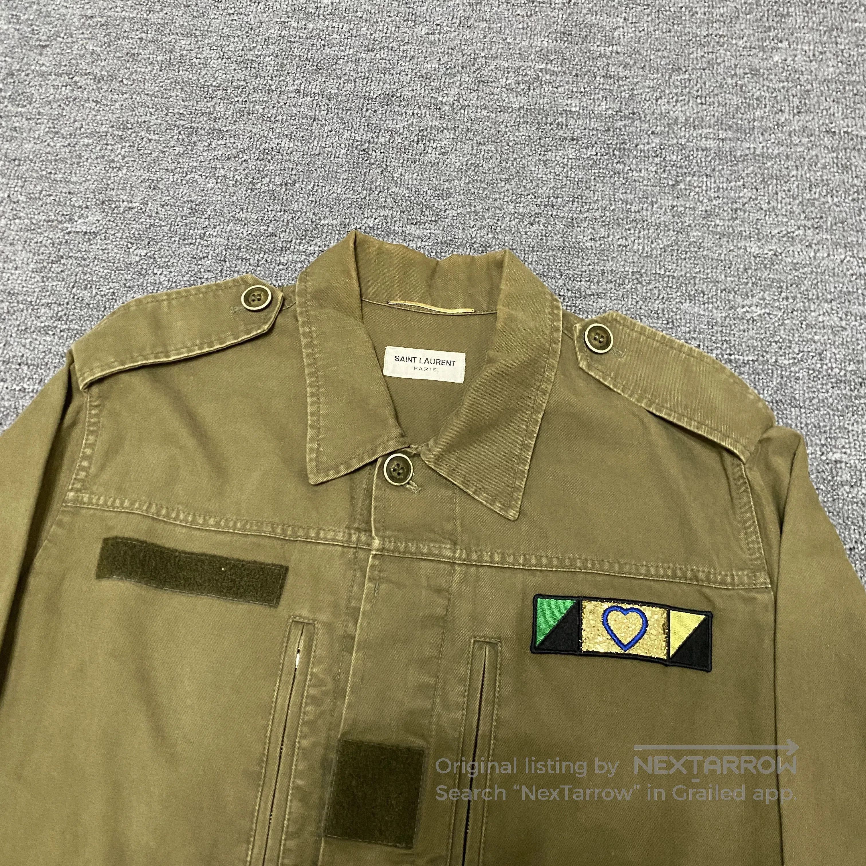 Saint Laurent Paris Saint Laurent SLP Washed Jacket. Size US XXS / EU 40 - 3 Thumbnail