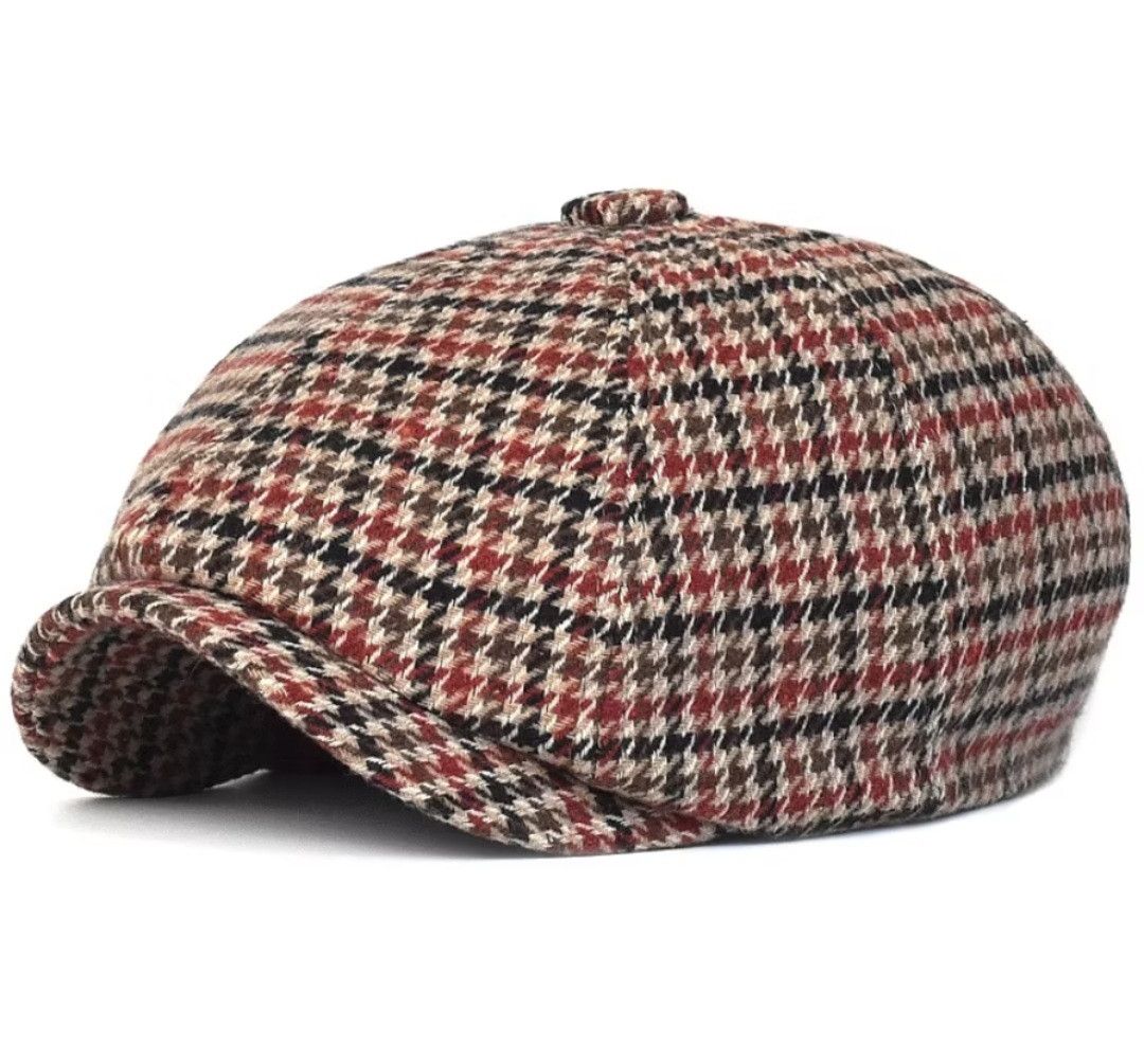 Japanese Brand 💥Newsboy retro gatsby red colour hat Size ONE SIZE - 1 Preview
