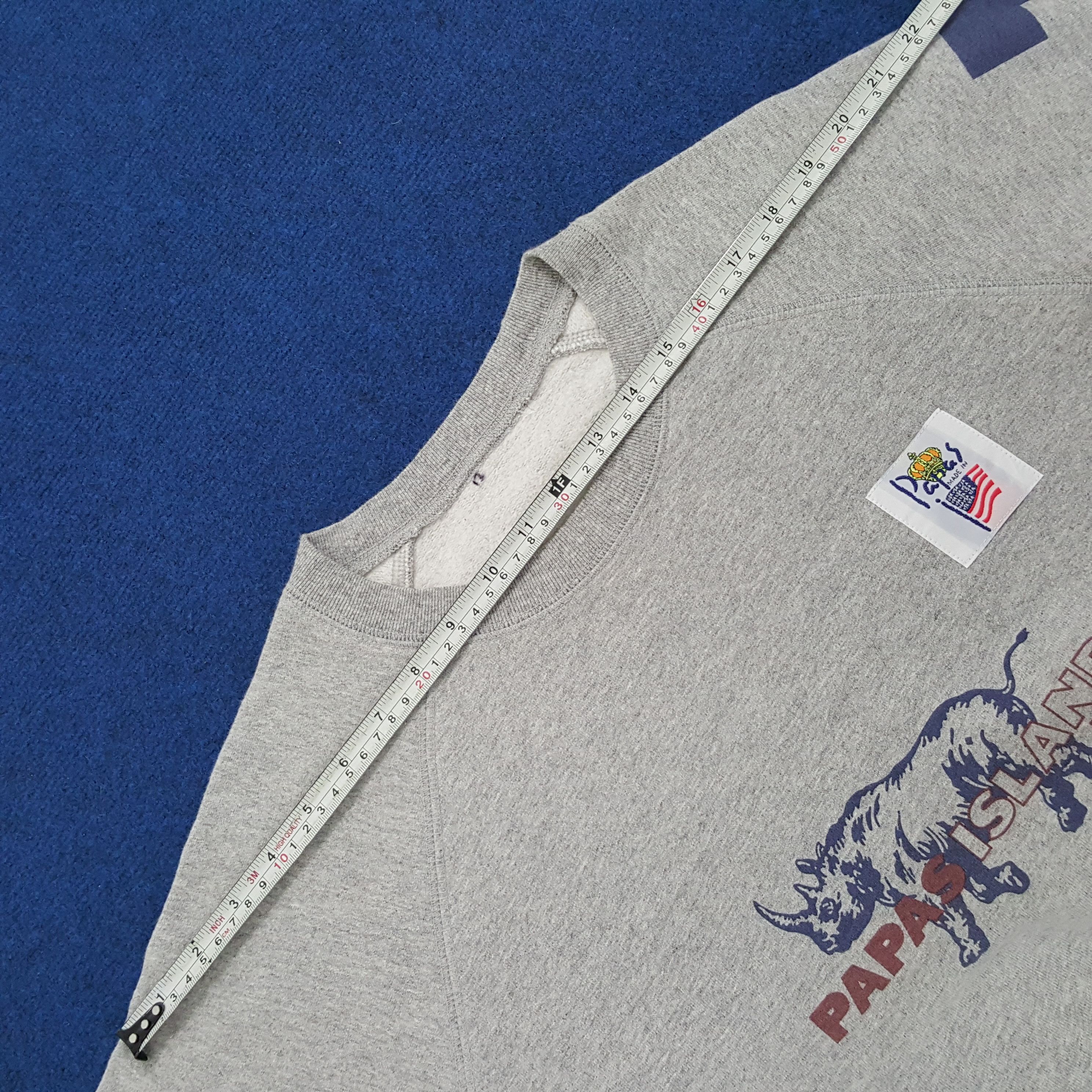 Band Tees × Vintage Vintage Papas Island USA Sweatshirt Size US L / EU 52-54 / 3 - 9 Thumbnail
