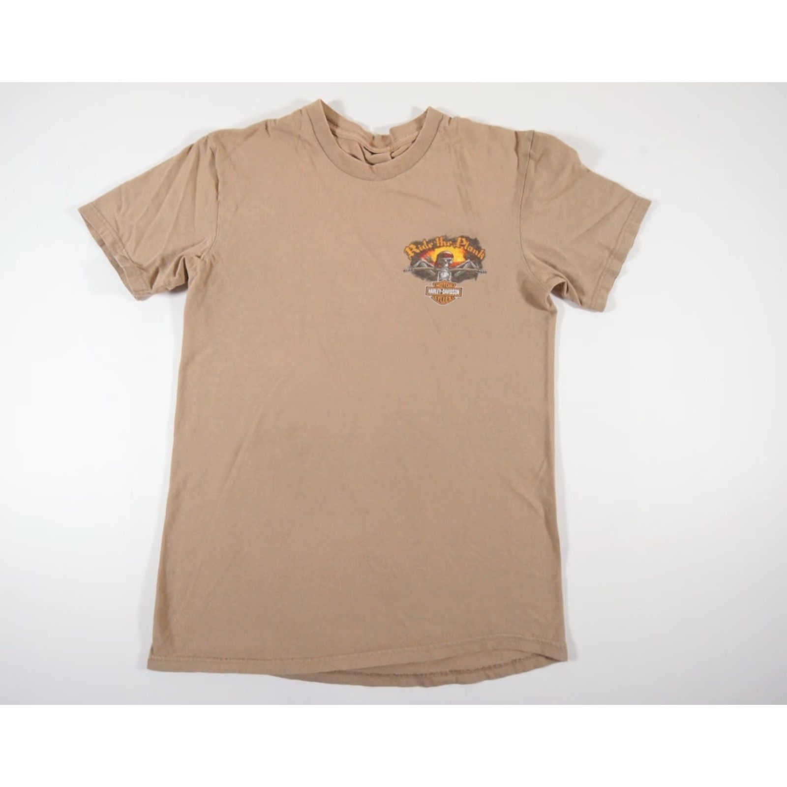 Harley Davidson VINTAGE Harley-Davidson Men's T-Shirt Small Fall Motorcycle Biker Skeleton Skull Logo Size US S / EU 44-46 / 1 - 4 Thumbnail