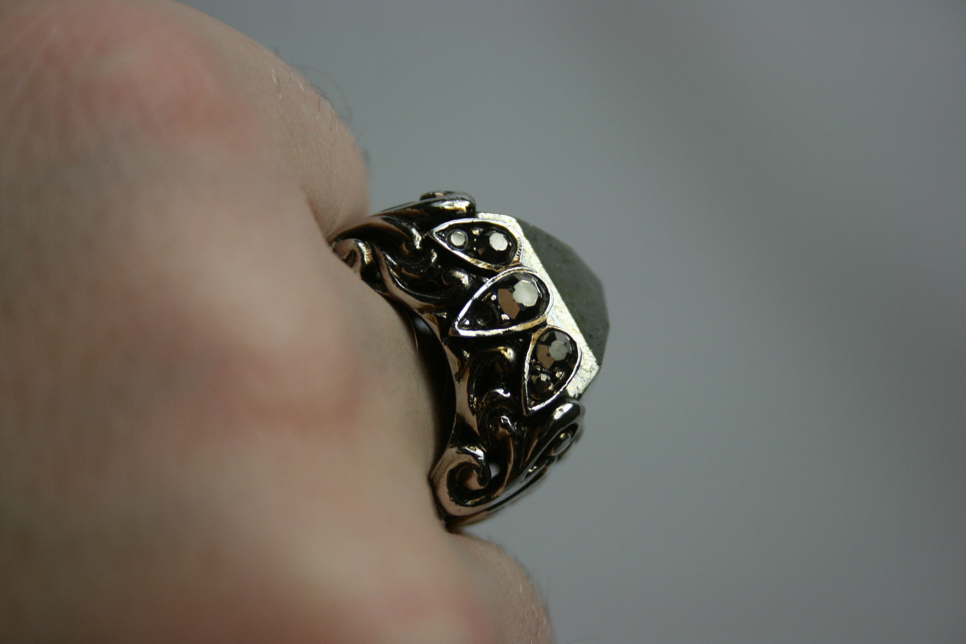 Roberto Cavalli 00S Pyrite Barocco Ring Vintage Size ONE SIZE - 8 Thumbnail