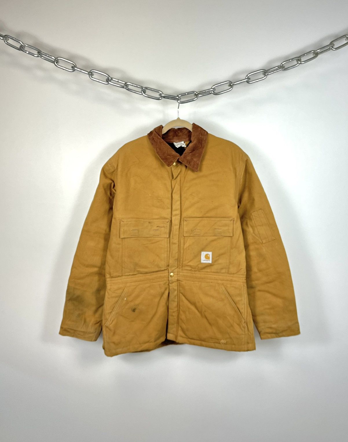 Carhartt Vintage 90s Carhartt USA Lined Utility Arctic Detroit Jacket Size US L / EU 52-54 / 3 - 1 Thumbnail