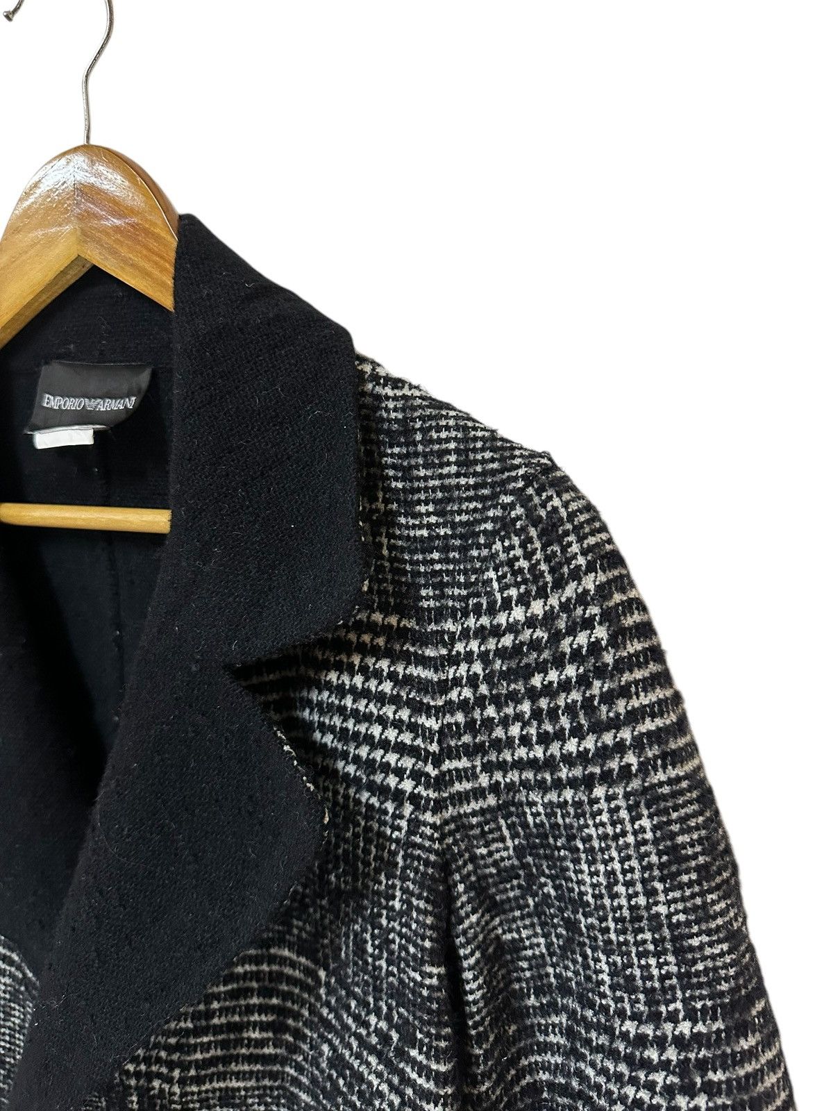 Emporio Armani Emporio armani woman tweed long jacket Size M / US 6-8 / IT 42-44 - 4 Thumbnail