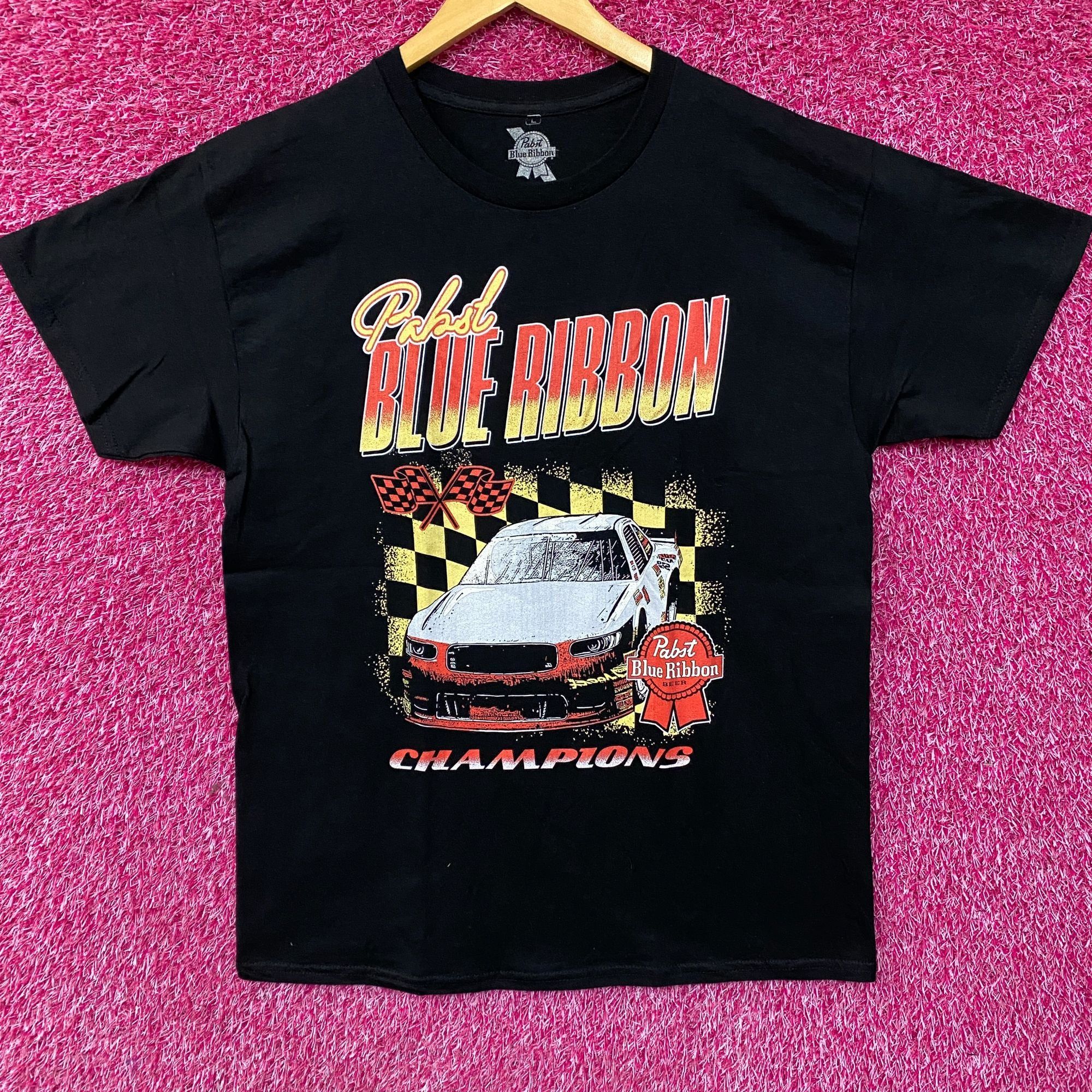 Pabst Blue Ribbon Pabst Blue Ribbon Racing Champions Graphic Promo T-Shirt Lar Size US L / EU 52-54 / 3 - 1 Thumbnail