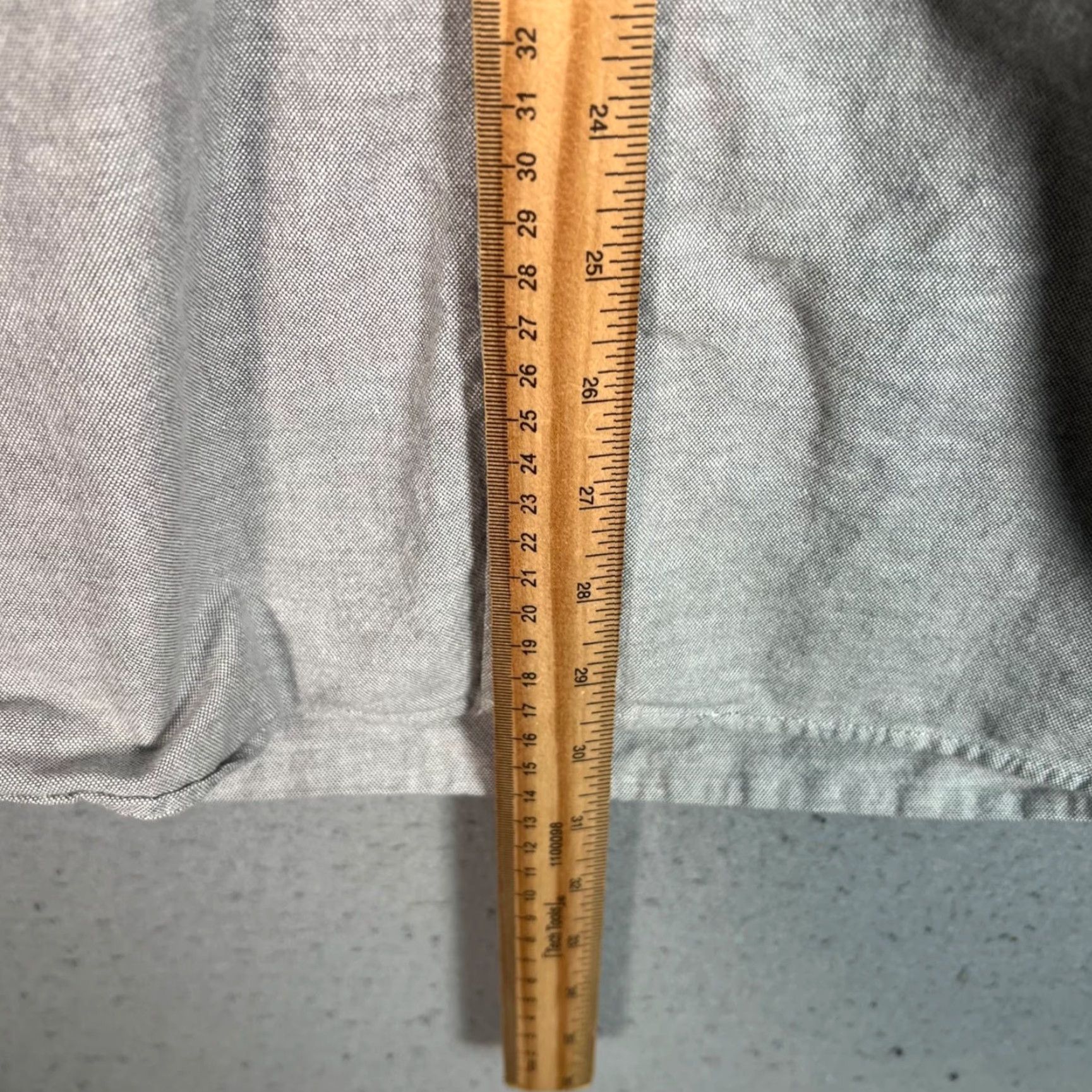 Gap Gap Mens Size Large Long-Sleeve Slim Fit Stretch Shirt Light Gray Size US L / EU 52-54 / 3 - 6 Thumbnail