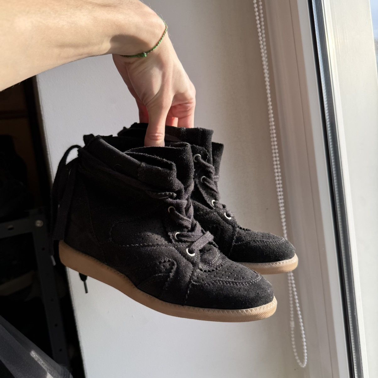 Other 📌 Vintage like Isabel Marant Style Bekett Wedge Sneakers Size US 7 / IT 37 - 1 Thumbnail