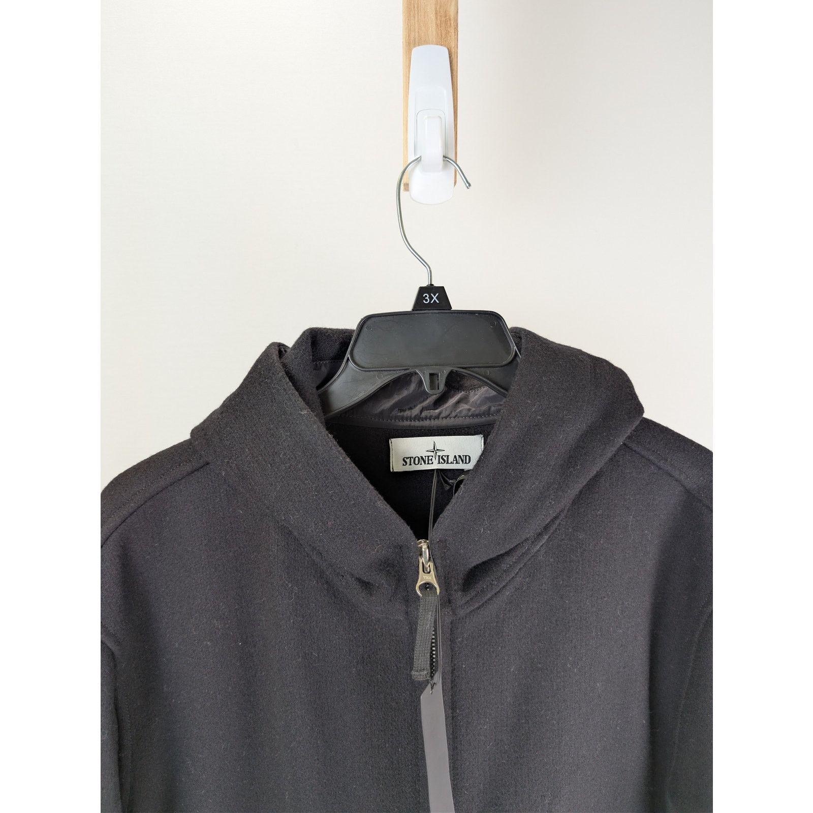 Stone Island o1rshd1 Zipper Hoodie Jacket in Black Size US XXL / EU 58 / 5 - 7 Thumbnail