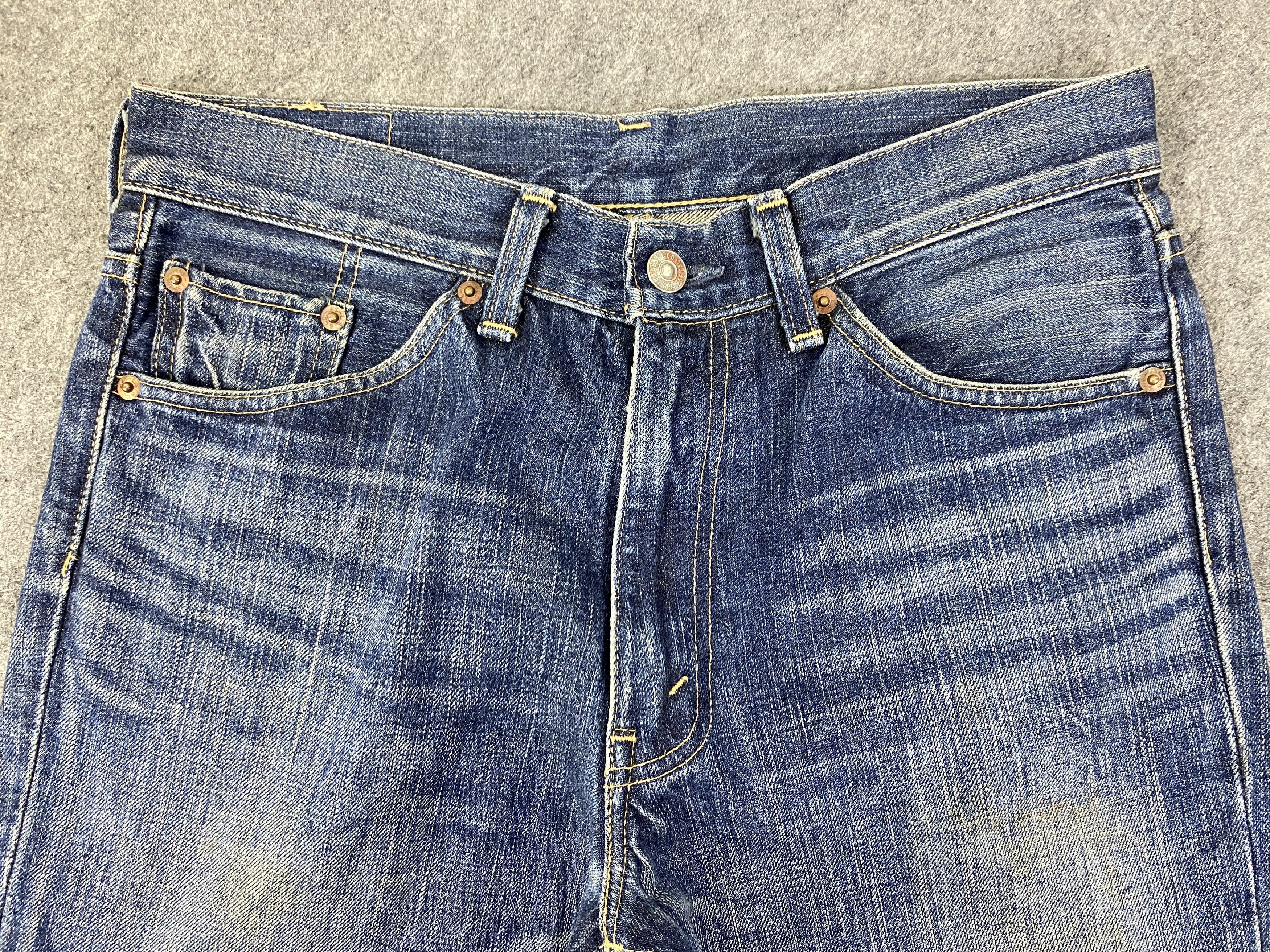 Japanese Brand Faded Blue Vintage Levi's 517 Flare Jeans 31x30.5 - JN3298 Size US 31 - 3 Thumbnail