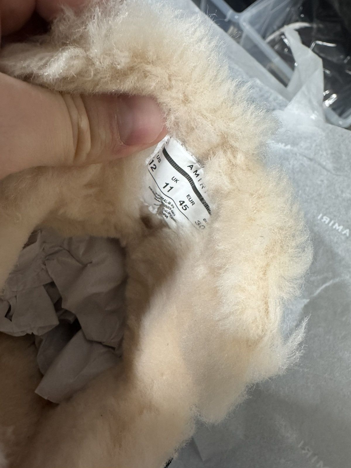 Amiri Amiri Shearling Lined Malibu Boots NEW 810$ Size US 12 / EU 45 - 8 Thumbnail