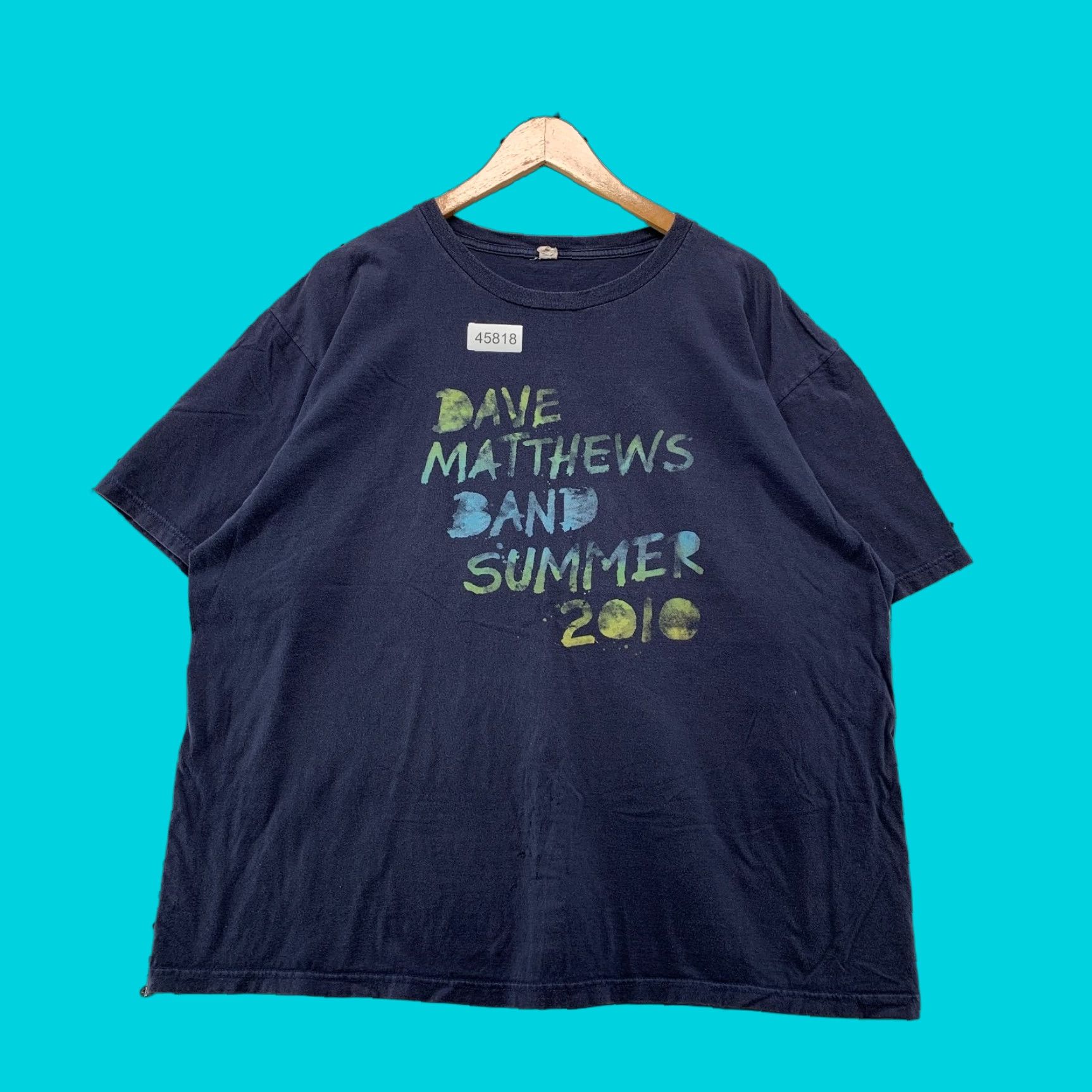 Anvil Dave Matthews Band T Shirt Mens 2XL Blue Summer 2010 Tour Music Concert Size US XXL / EU 58 / 5 - 1 Thumbnail