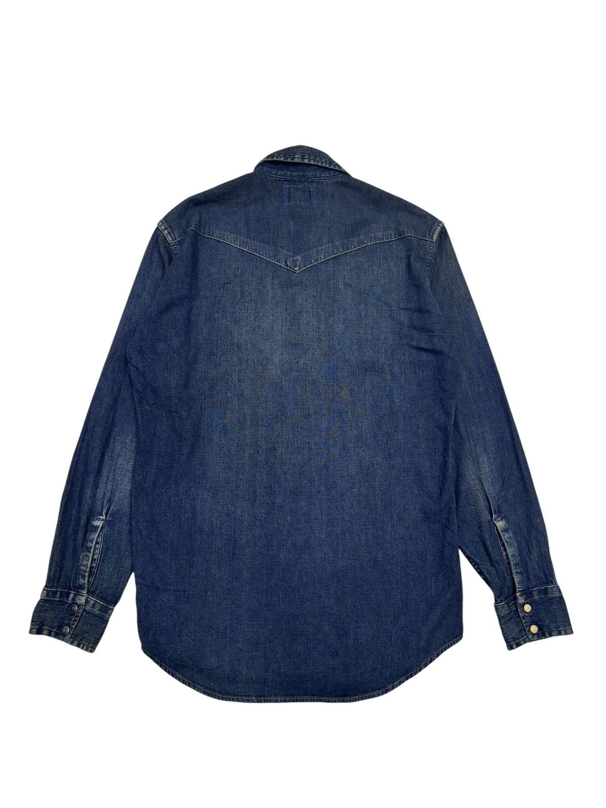Kapital BLUE BLUE JAPAN WESTERN DENIM SHIRT Size US M / EU 48-50 / 2 - 3 Thumbnail