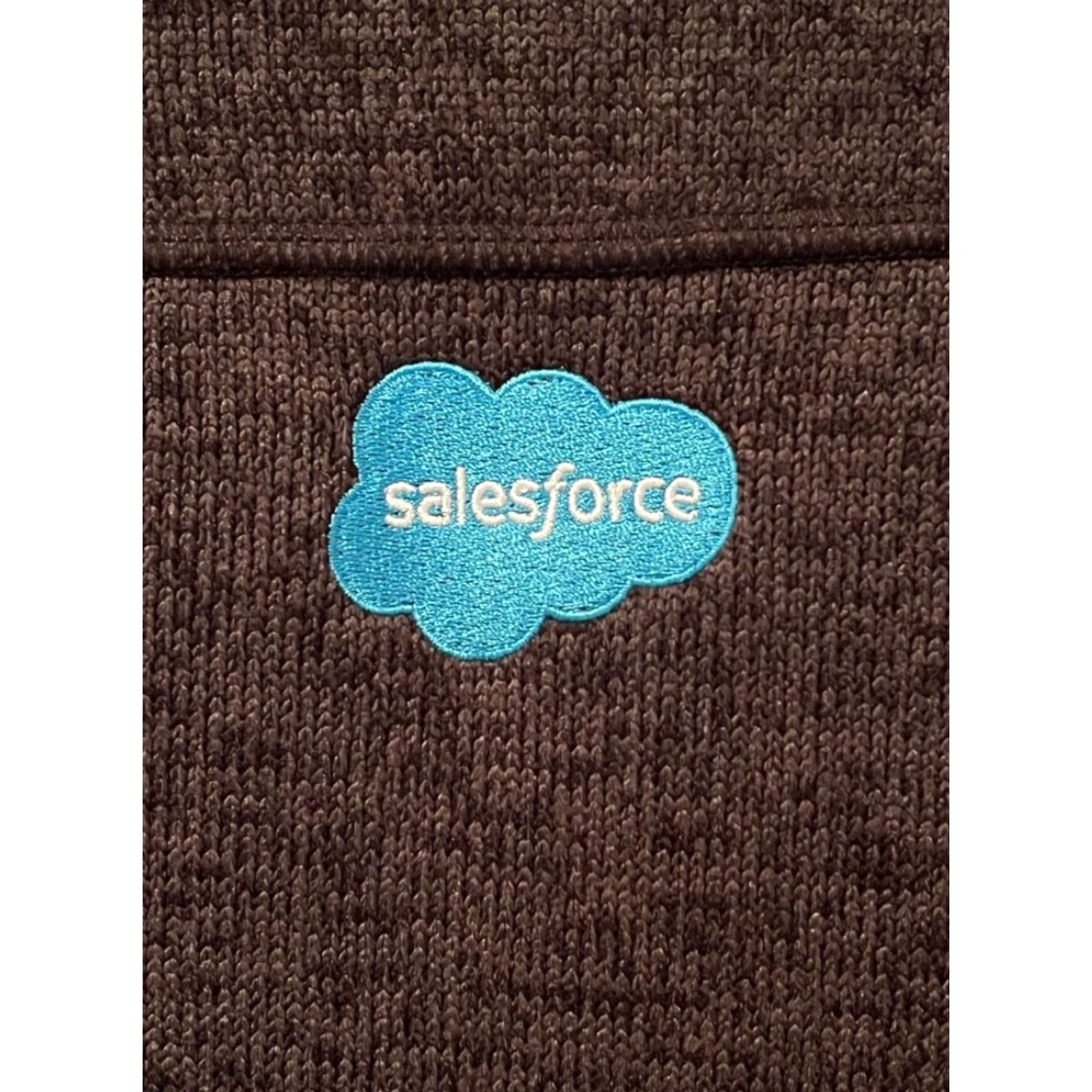Vintage Columbia Sweater Weather Full Zip Jacket – 2XL – Salesforce Leading T&P – NWOT – Charcoal Heather – Men Size US XXL / EU 58 / 5 - 5 Thumbnail